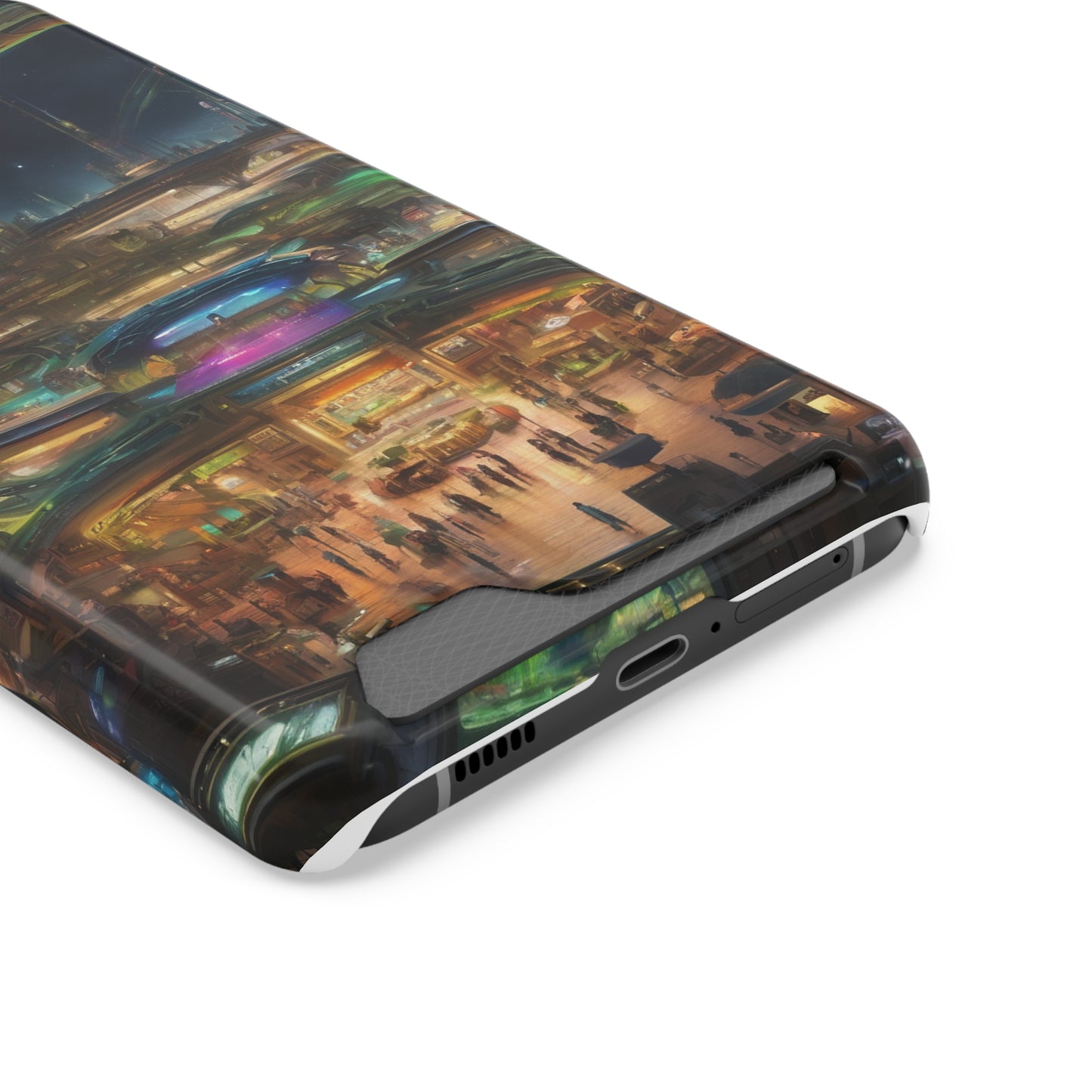 MagSafe Polycarbonate Phone Case with Card Holder - Glossy or Matte
