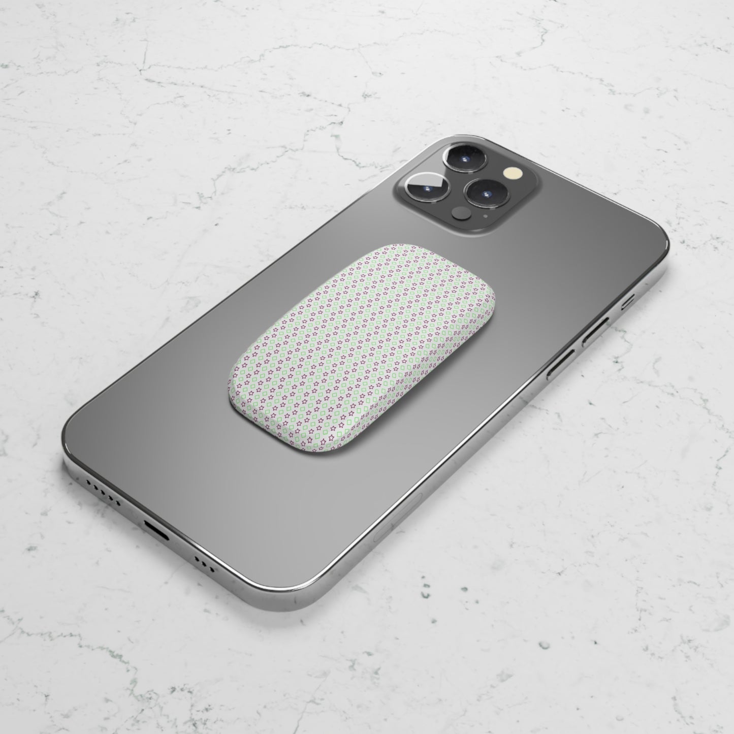 Phone Click-On Grip: Back Holder & Kickstand