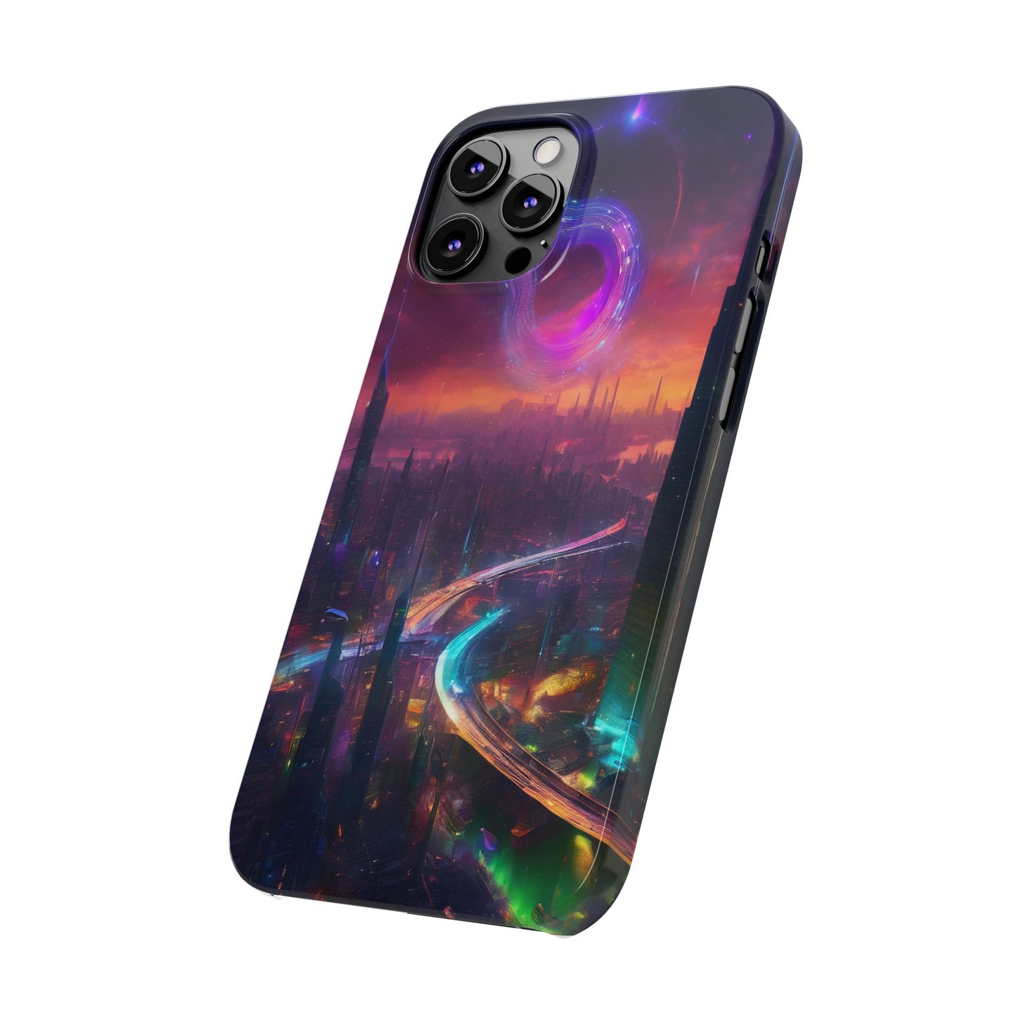 Slim Glossy Phone Case for iPhone 16 – Lexan PC
