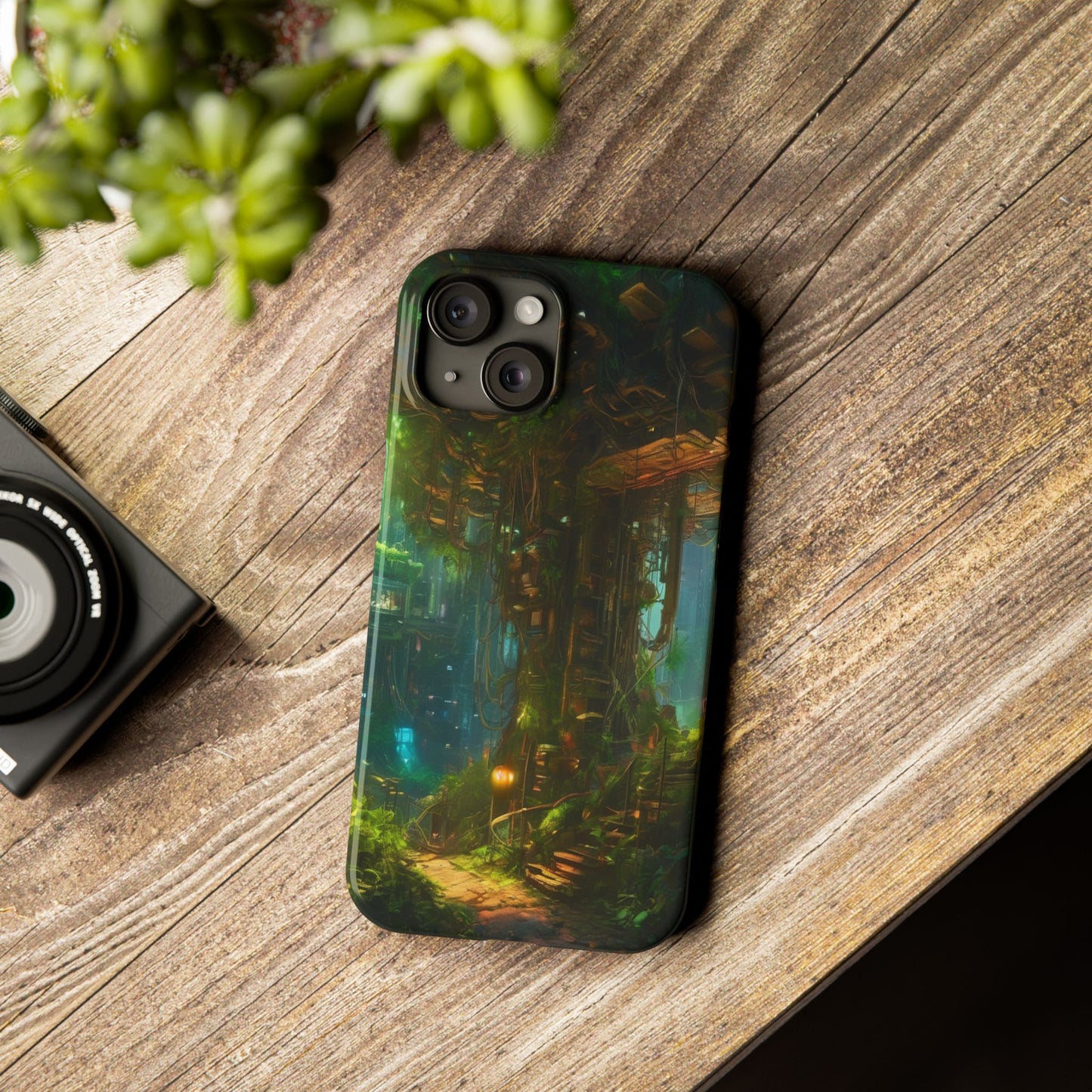 Neon Slim Phone Case for iPhone 16 Glossy Lexan