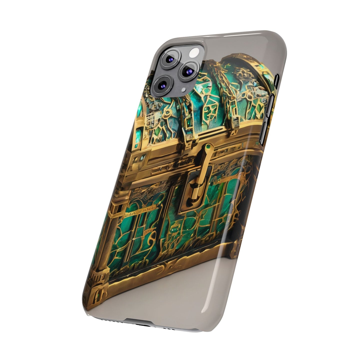 iPhone 16 Slim Phone Case: Glossy Lexan, Ultra-Slim