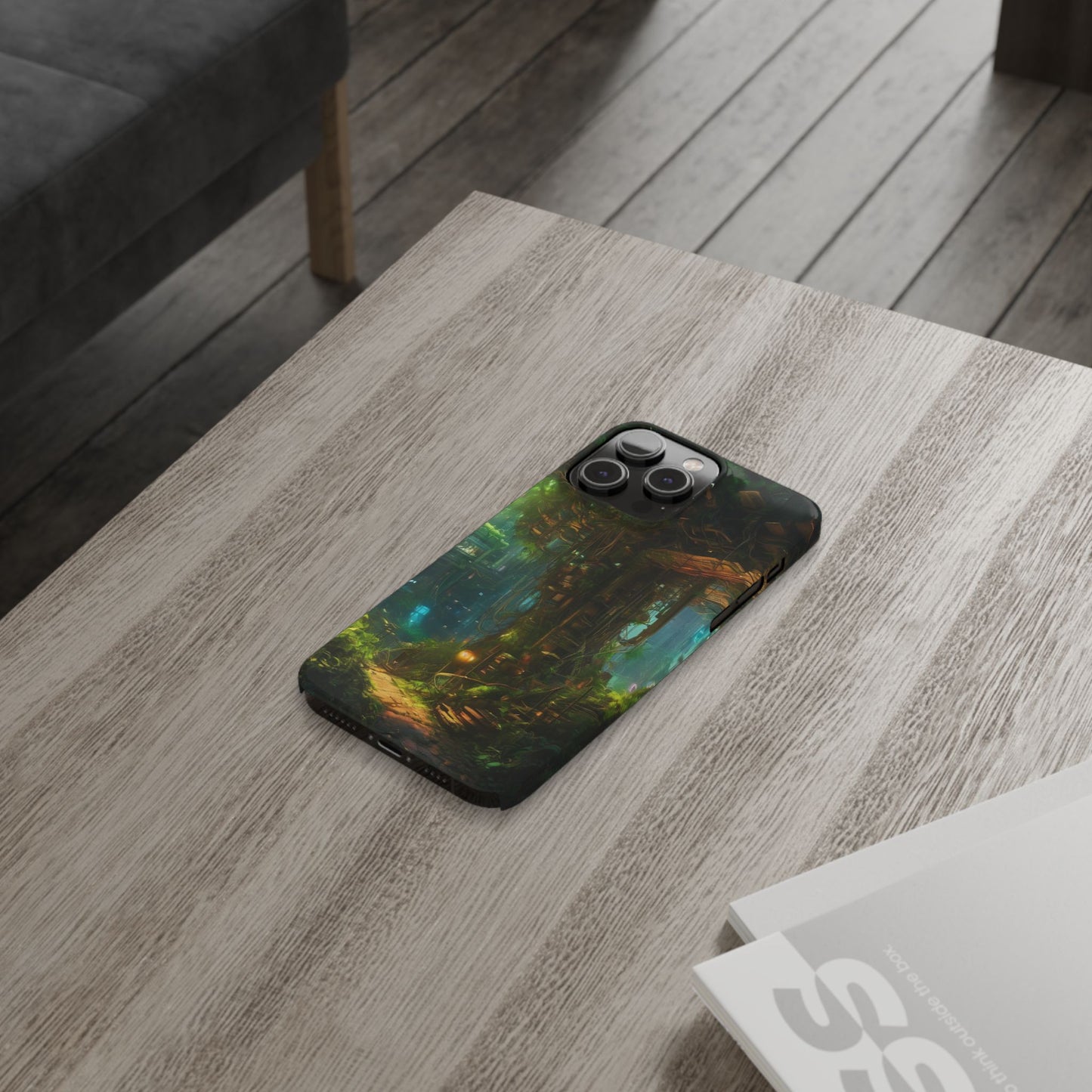 Neon Slim Phone Case for iPhone 16 Glossy Lexan