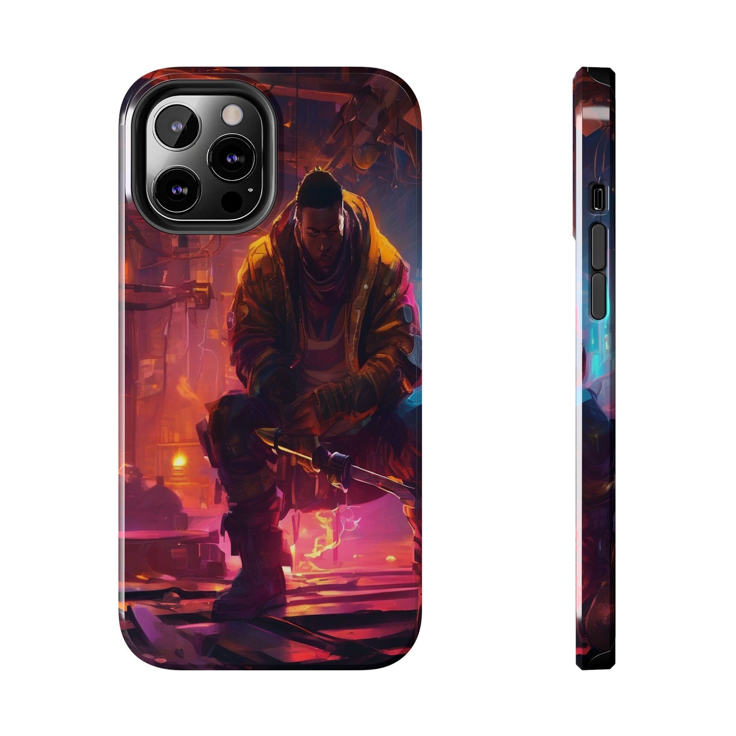 Tough Phone Case - Shockproof TPU & PC Shell for iPhone & Samsung
