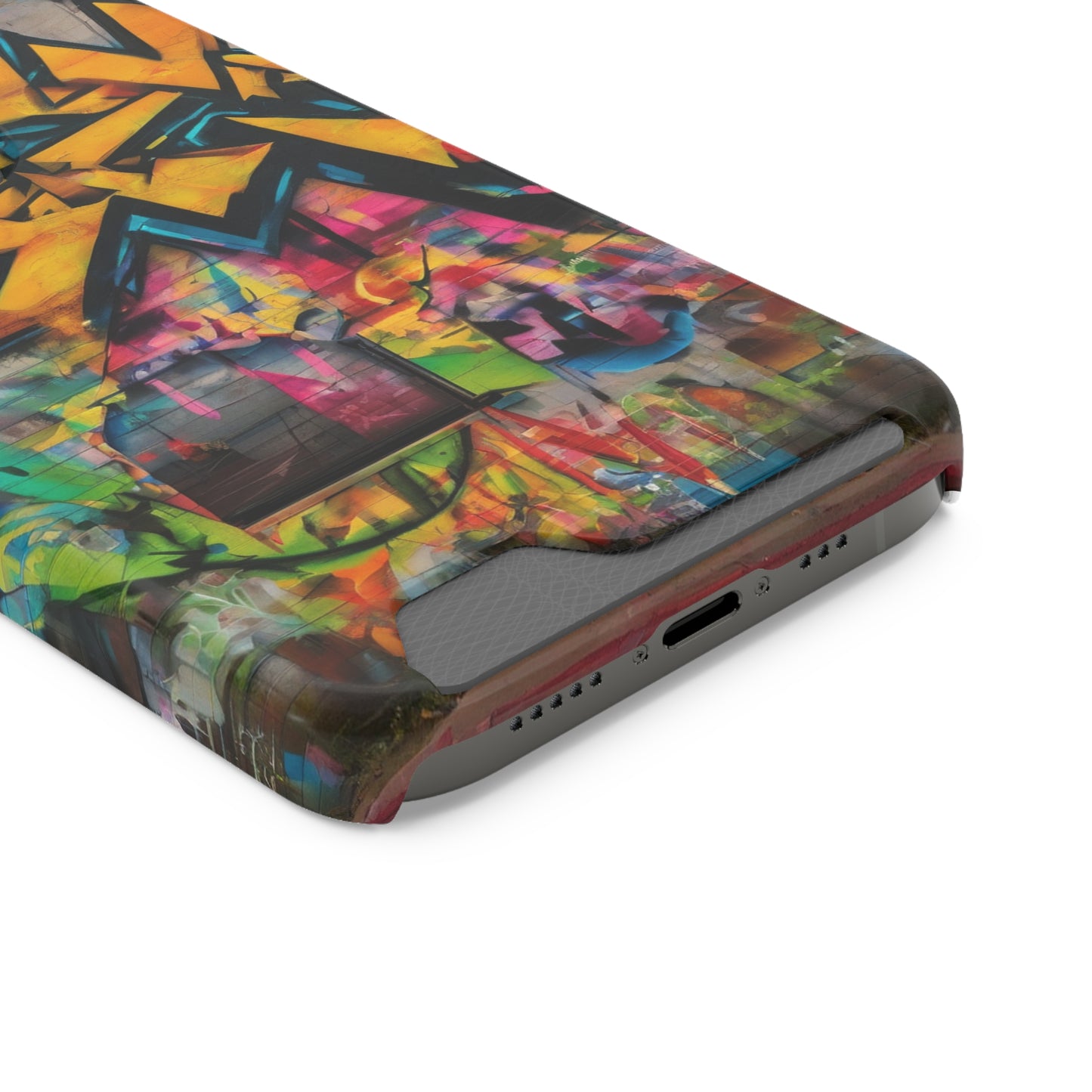Neon Card-Holder MagSafe Phone Case for iPhone 13 & Galaxy S21/S22