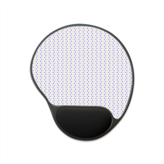 Foot-Shaped Ergonomic Memory Foam Mouse Pad with Wrist Rest