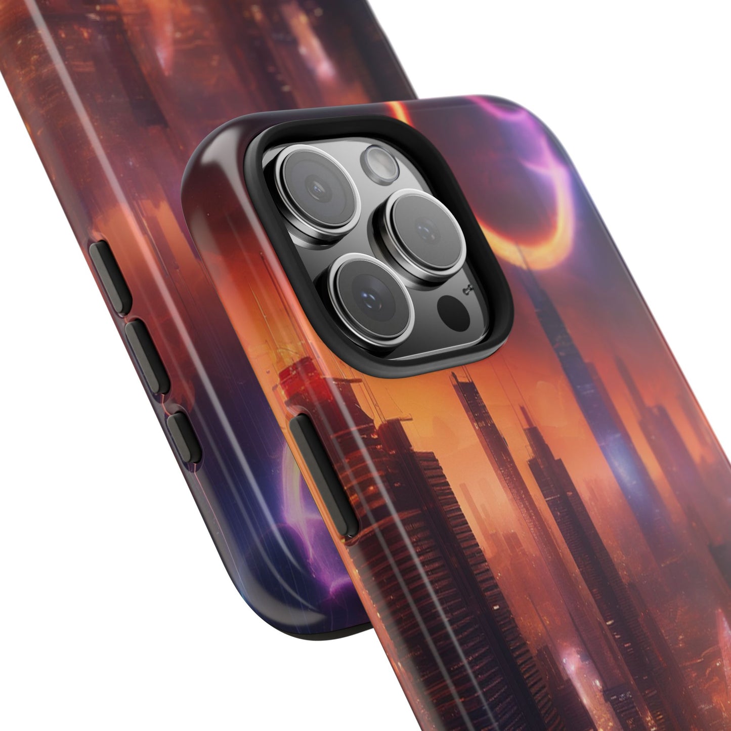 Rugged Phone Case - Impact-Resistant Dual-Layer TPU/PC, Glossy