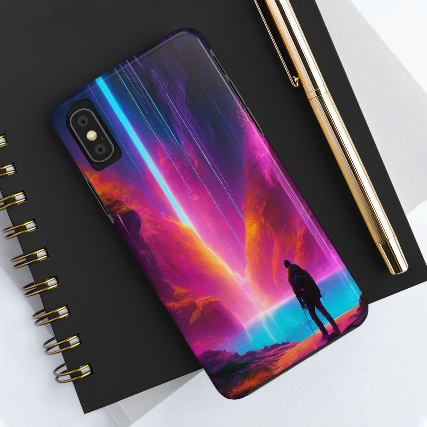 Tough Phone Case with TPU & PC Shell – Shockproof for iPhone/Samsung