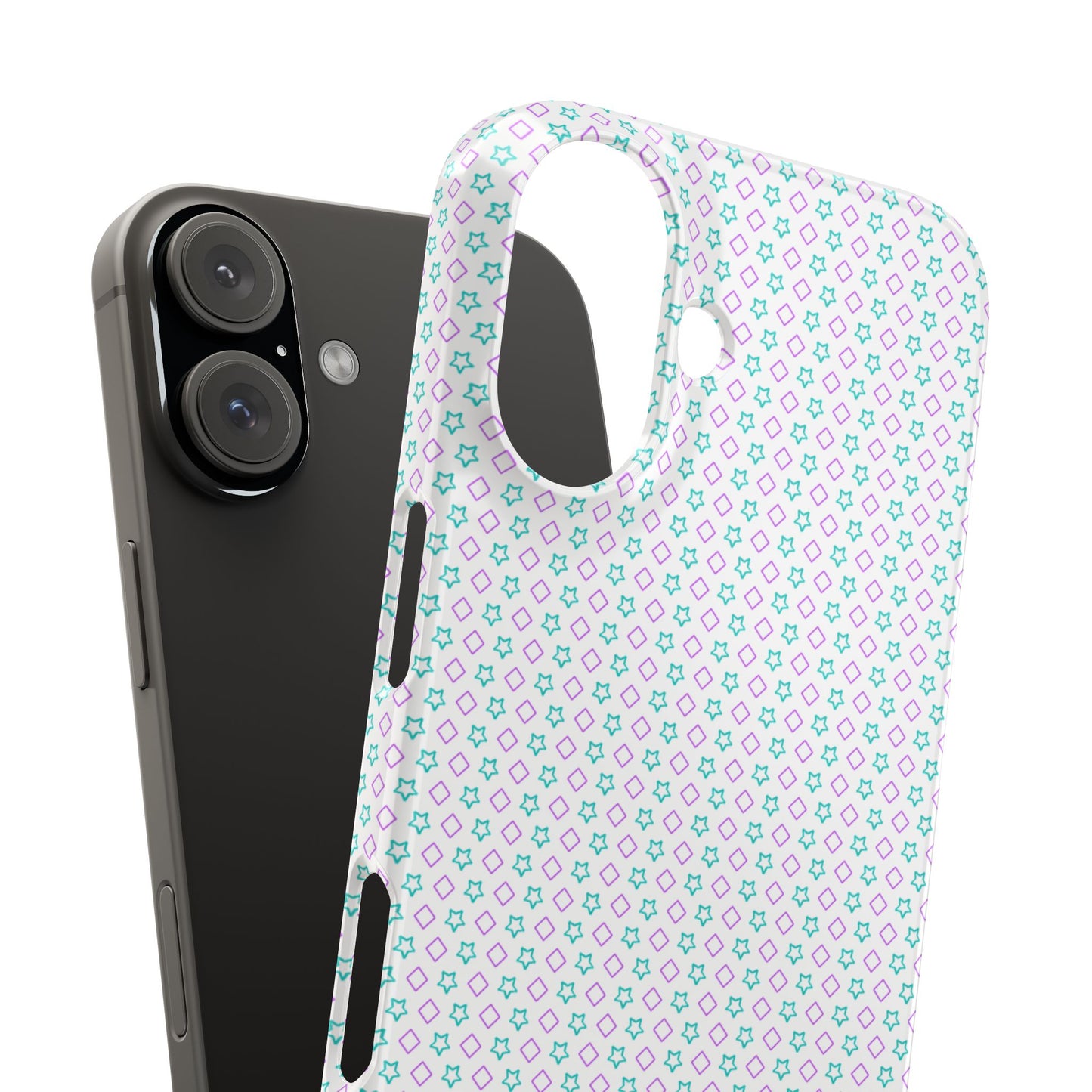 Slim Phone Case for iPhone 16 - Neon Glossy Lexan Finish