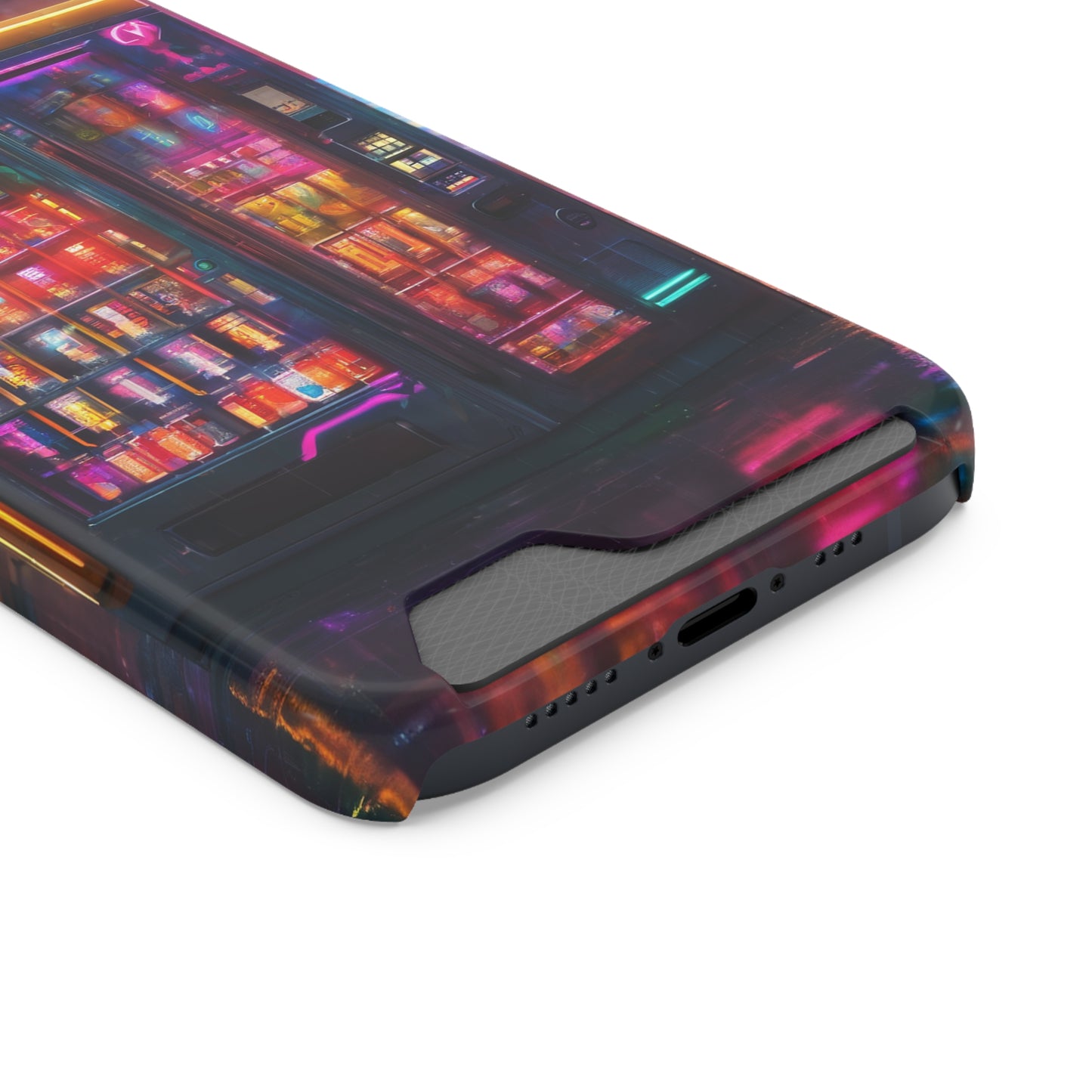 Phone Case with Card Holder - Impact-Resistant Polycarbonate, MagSafe