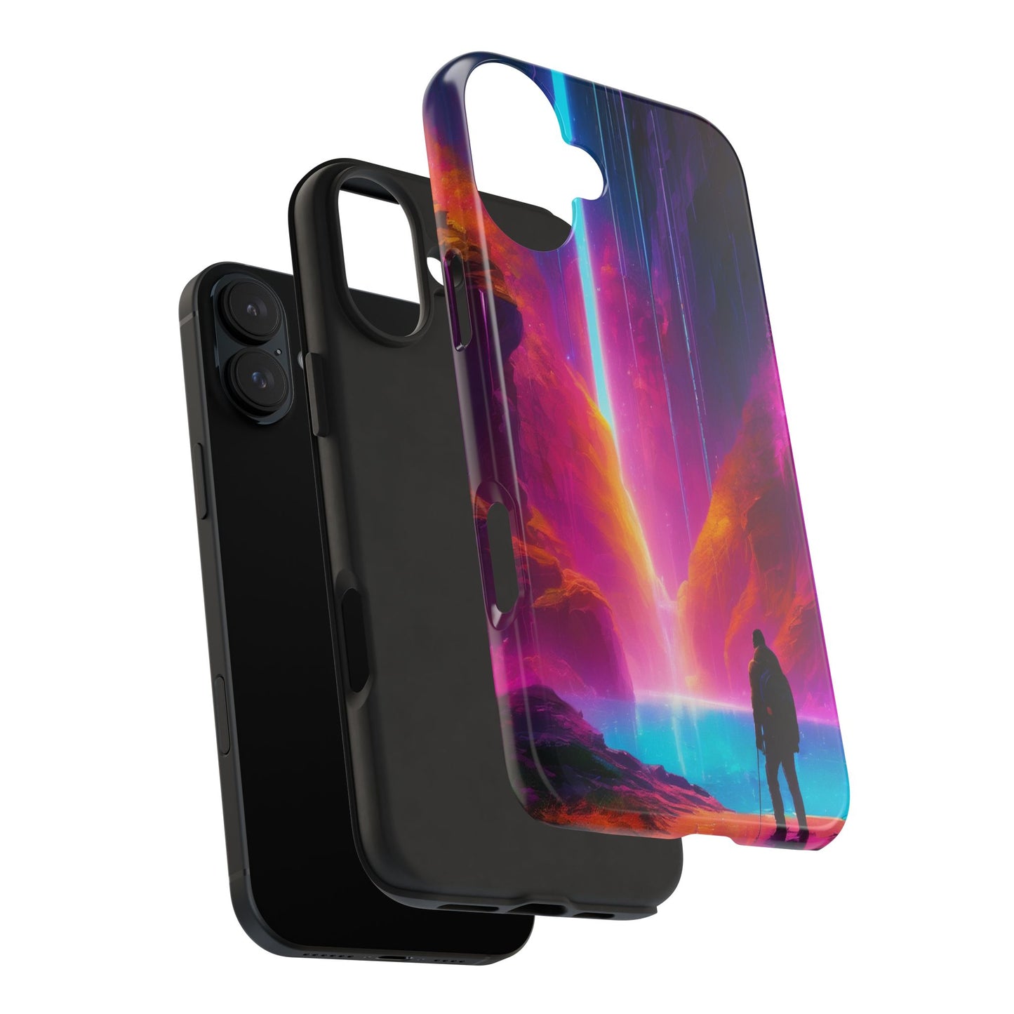 Tough Phone Case with TPU & PC Shell – Shockproof for iPhone/Samsung
