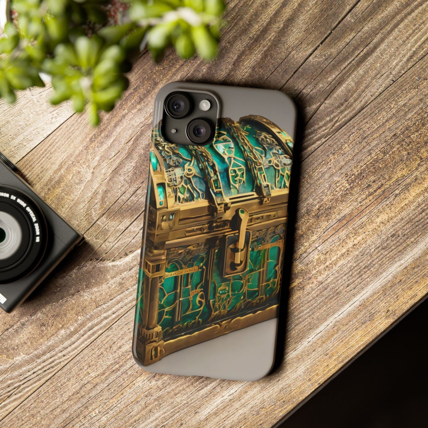 iPhone 16 Slim Phone Case: Glossy Lexan, Ultra-Slim