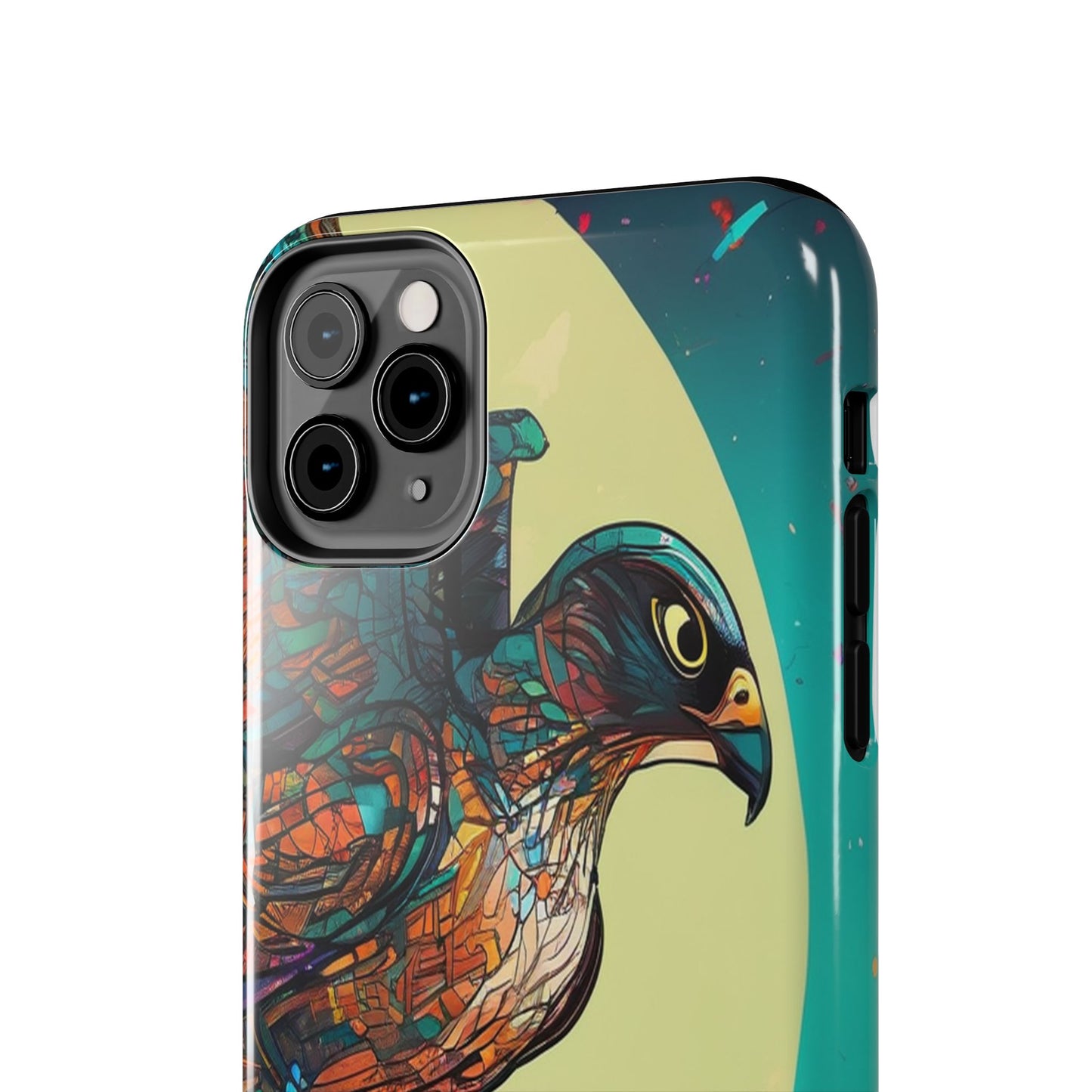 Neon Tough Phone Case - Impact-Resistant, Glossy Finish