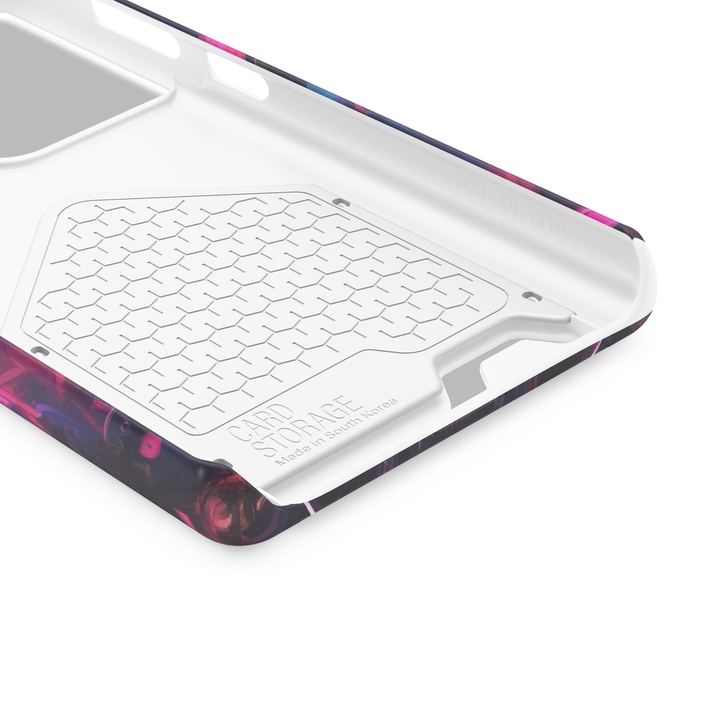 Neon Phone Case with Card Holder - MagSafe Compatible, Glossy/Matte