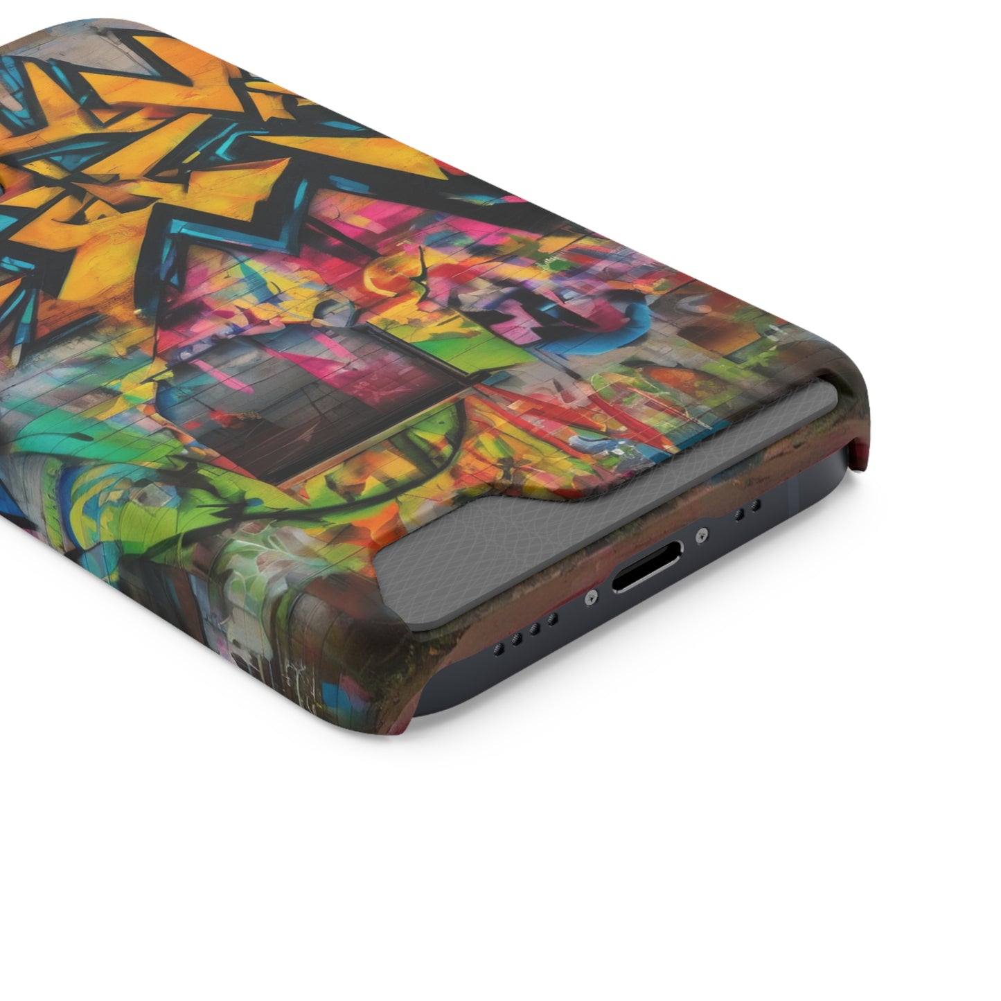 Neon Card-Holder MagSafe Phone Case for iPhone 13 & Galaxy S21/S22