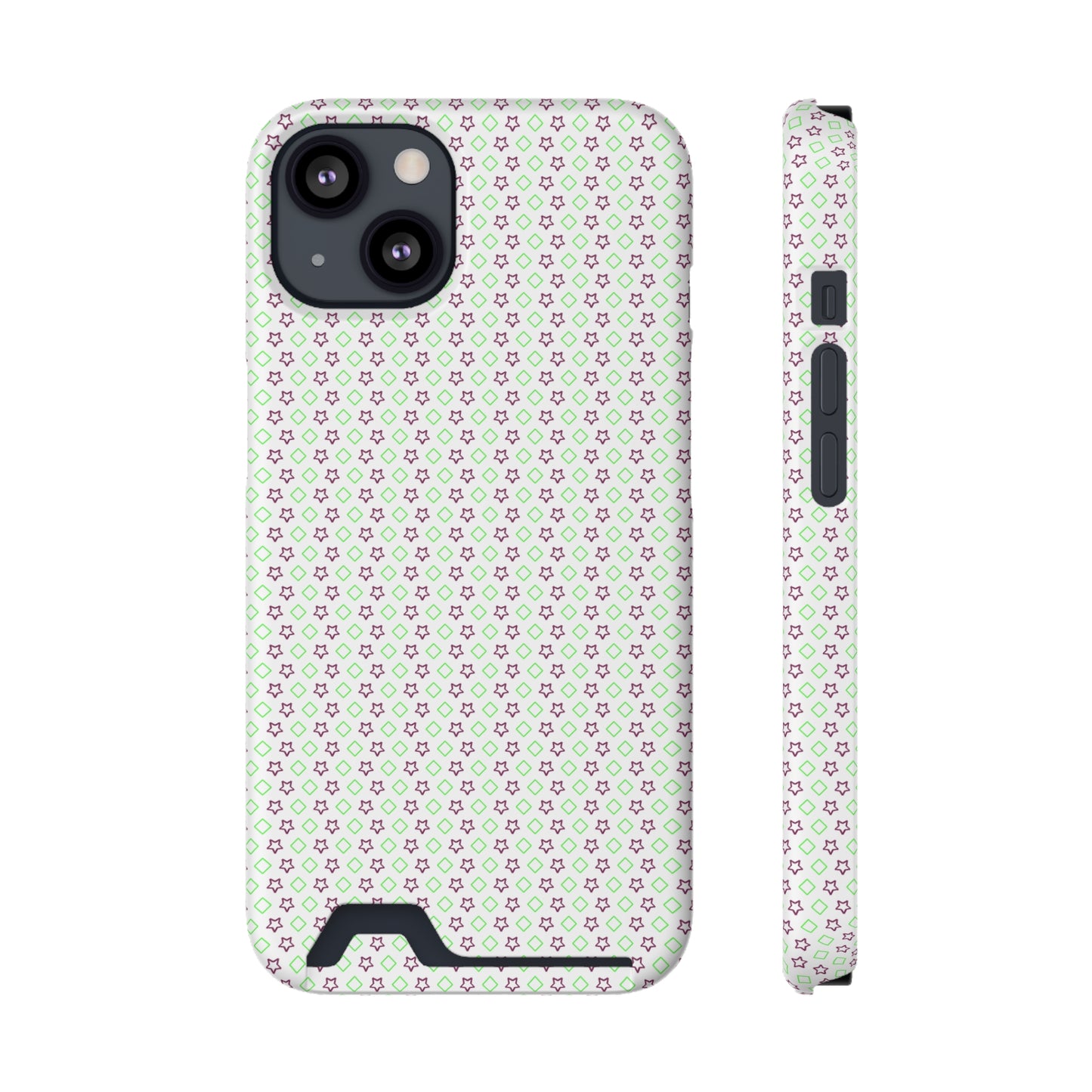 Neon Card Holder Phone Case with MagSafe - Impact-Resistant