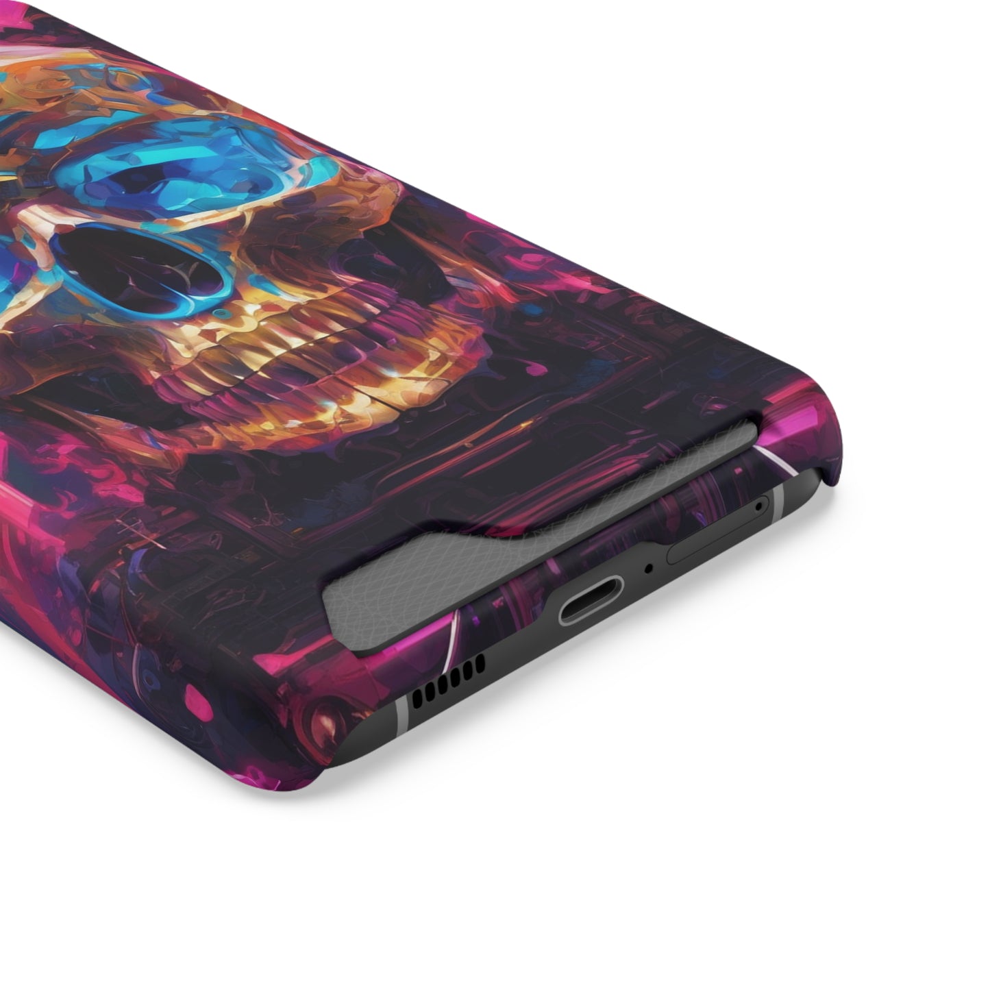 Neon Phone Case with Card Holder - MagSafe Compatible, Glossy/Matte