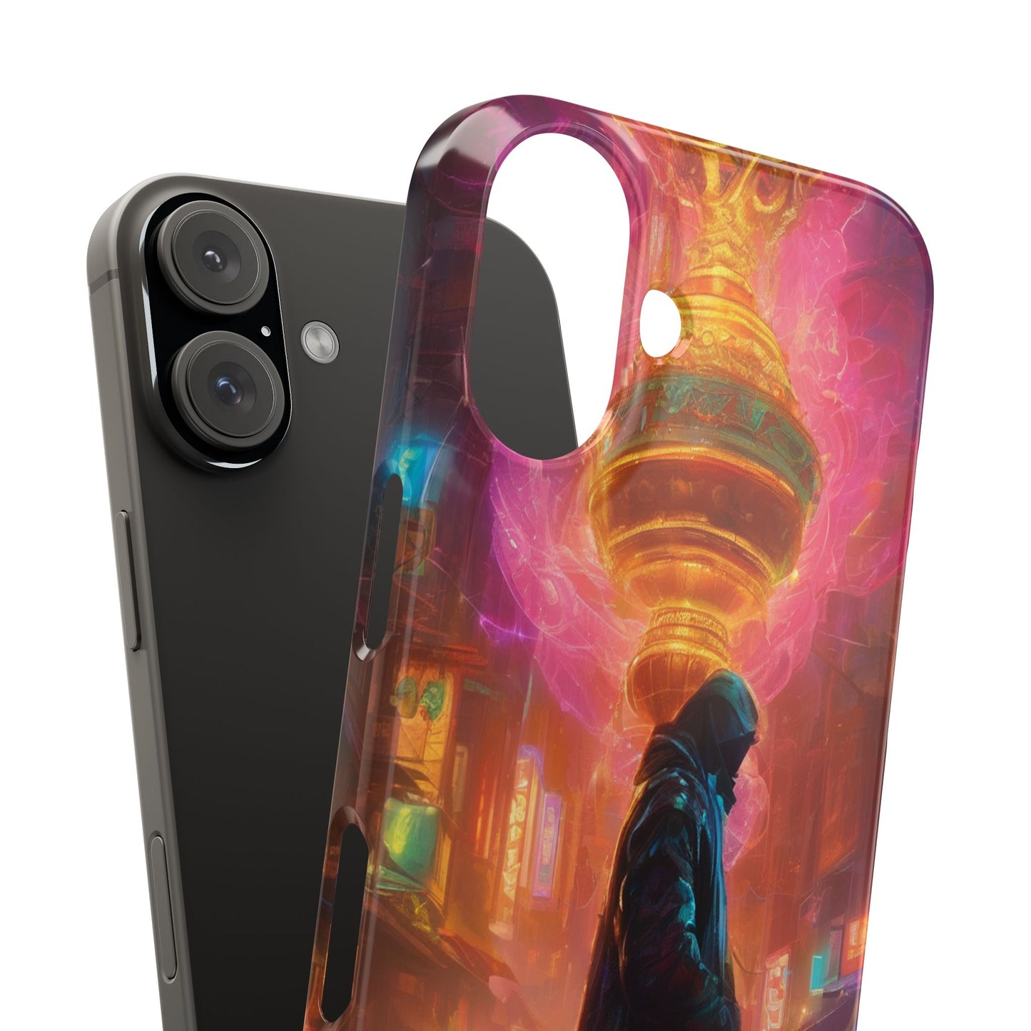 Slim Phone Case for iPhone 16 - Glossy, Durable Lexan Shield