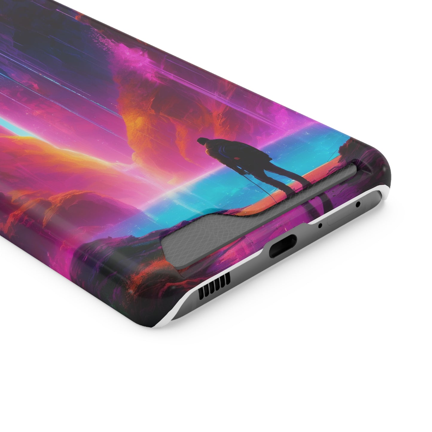 Neon Phone Case with Card Holder – MagSafe, 1 Card Slot