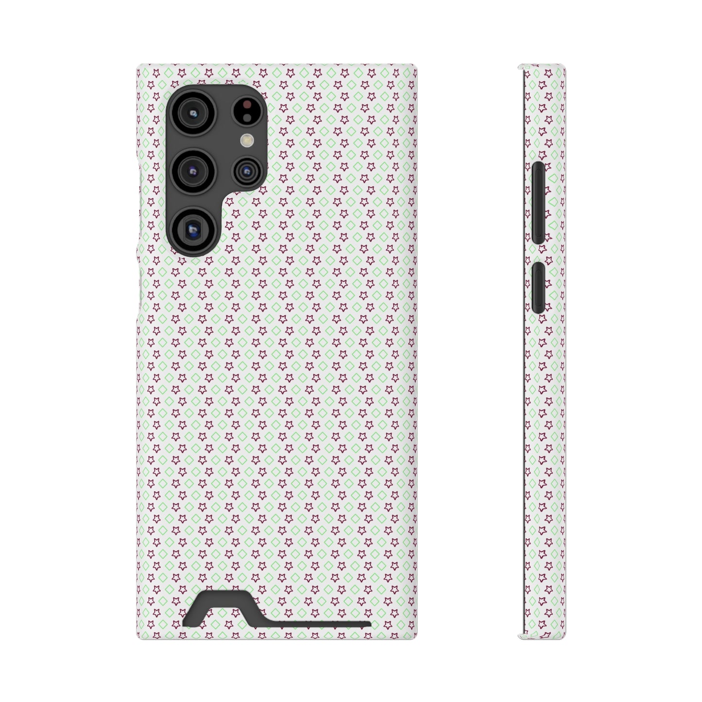 Neon Card-Holder Phone Case - Glossy/Matte Finish