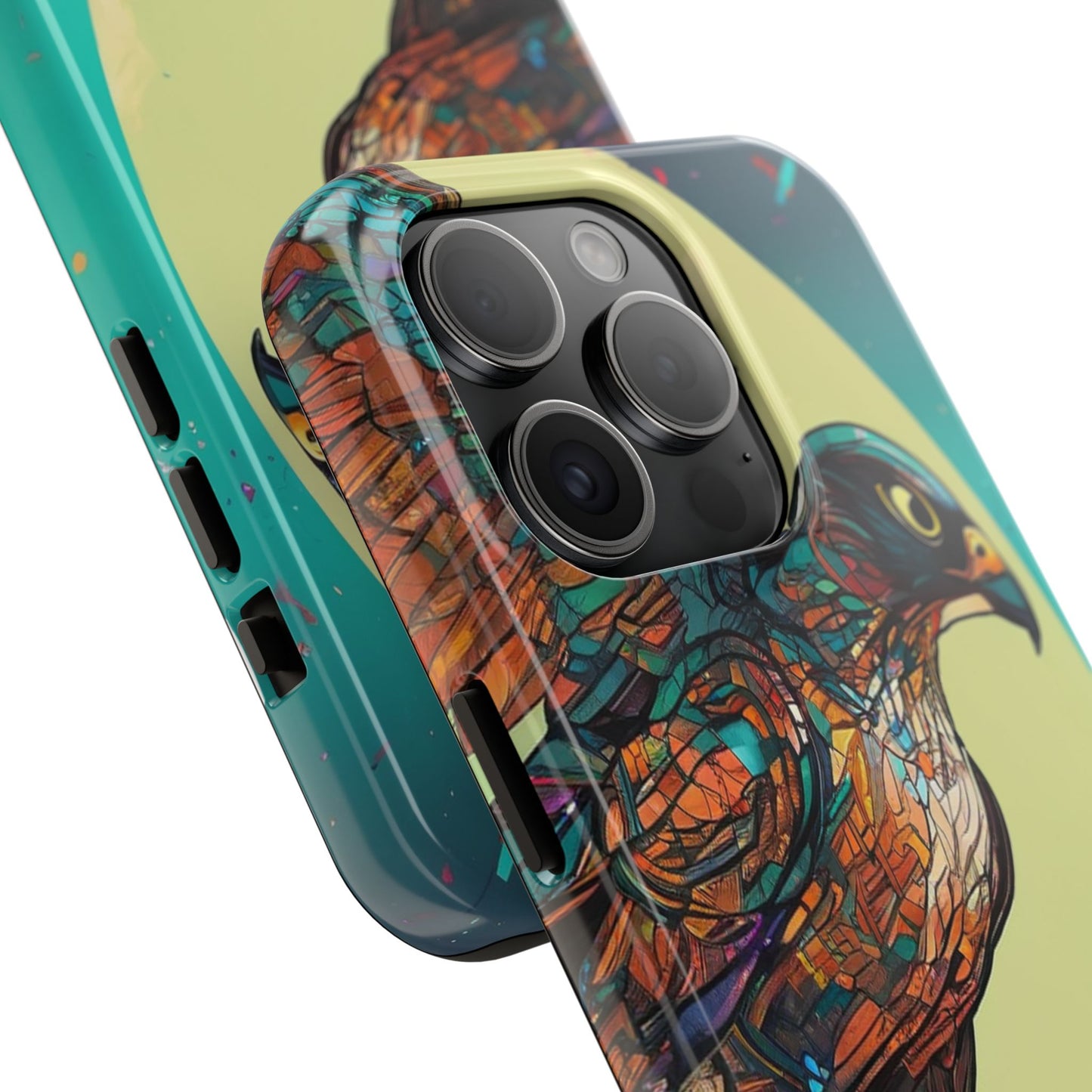 Neon Tough Phone Case - Impact-Resistant, Glossy Finish