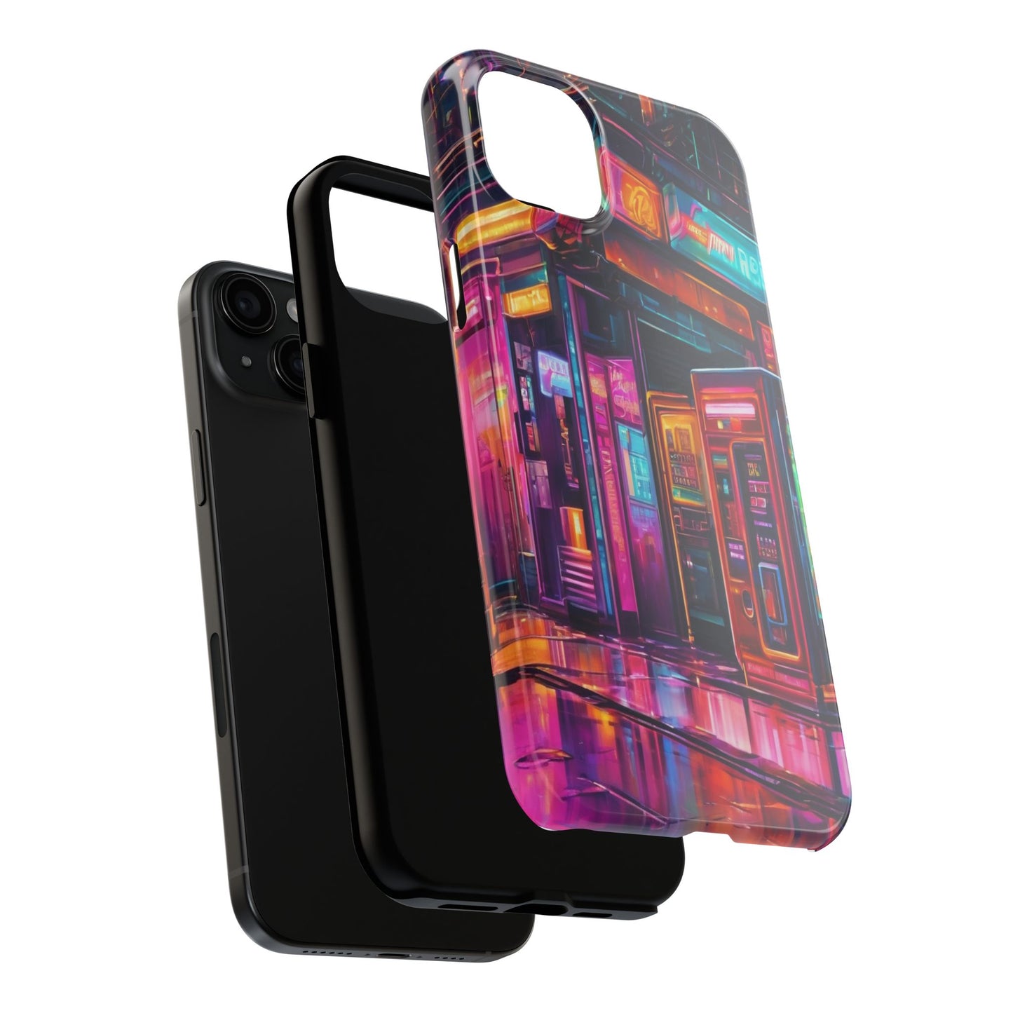 Tough Phone Case - 2-Piece, Impact-Resistant, Glossy Finish