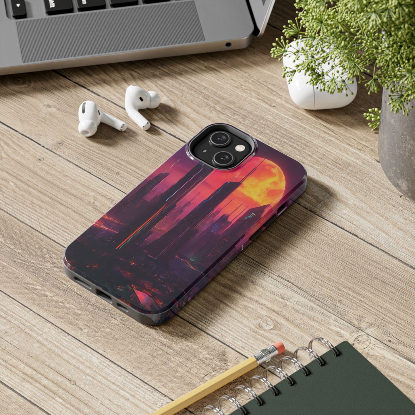 Tough Phone Case: Shockproof 2-Piece TPU/PC Shell