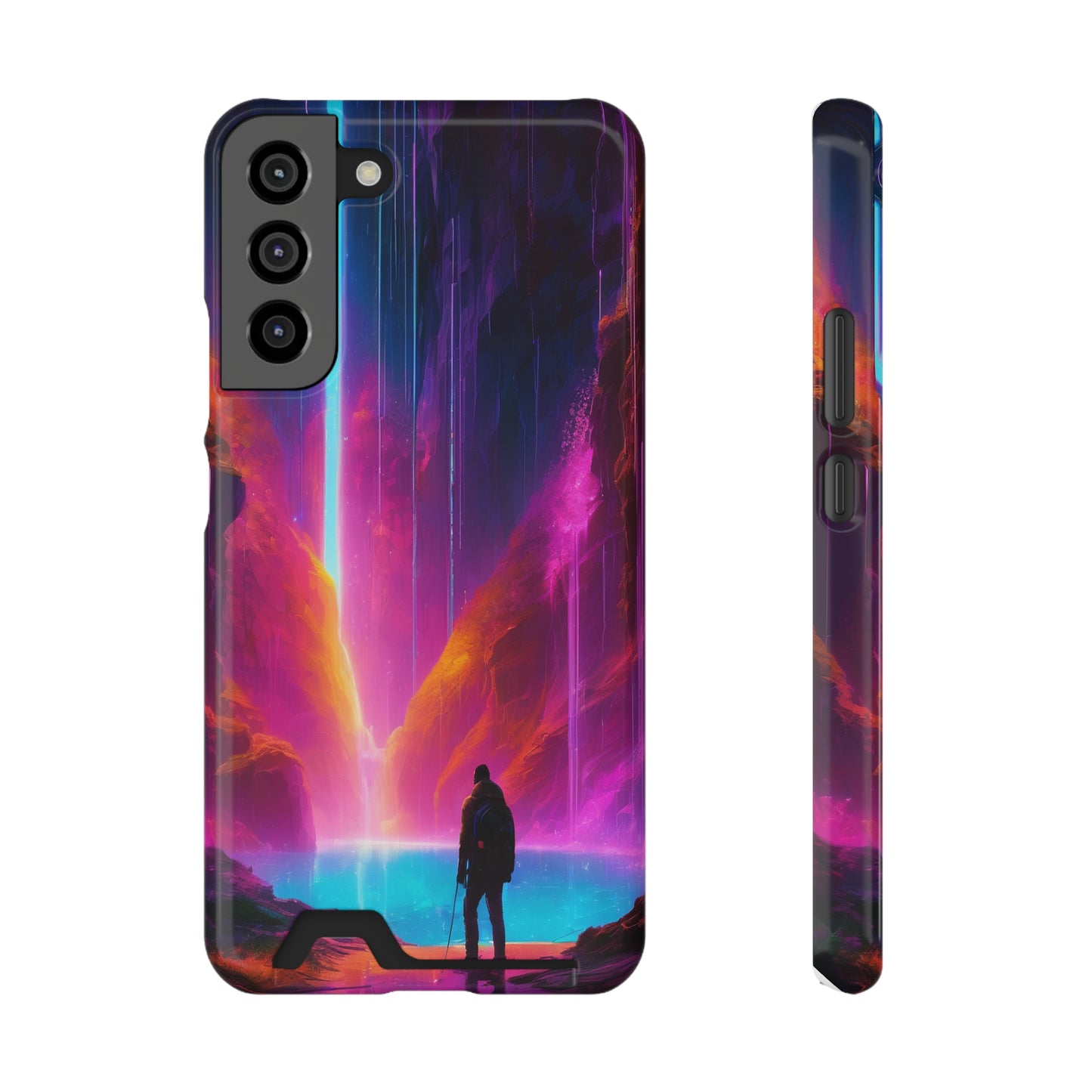 Neon Phone Case with Card Holder – MagSafe, 1 Card Slot