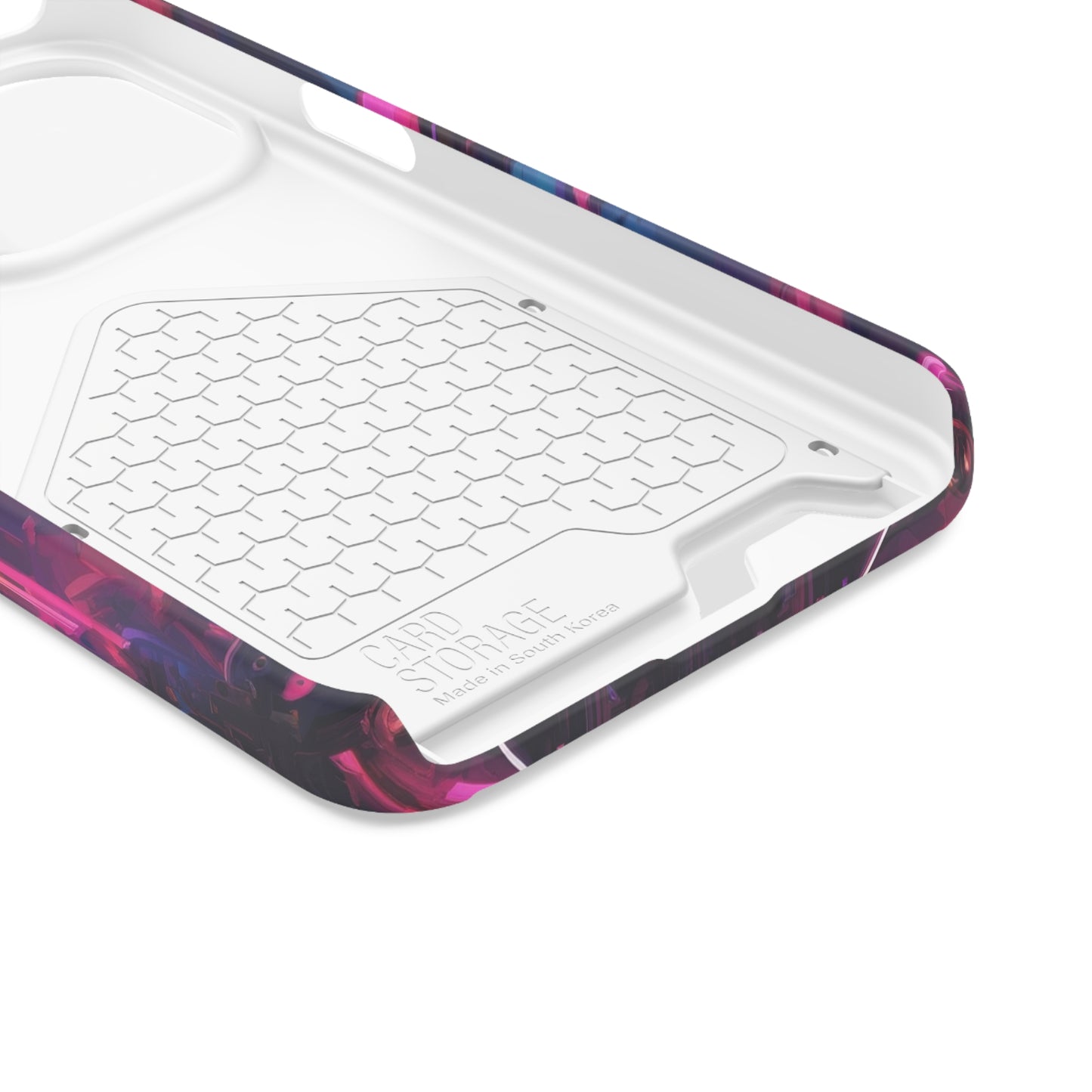 Neon Phone Case with Card Holder - MagSafe Compatible, Glossy/Matte