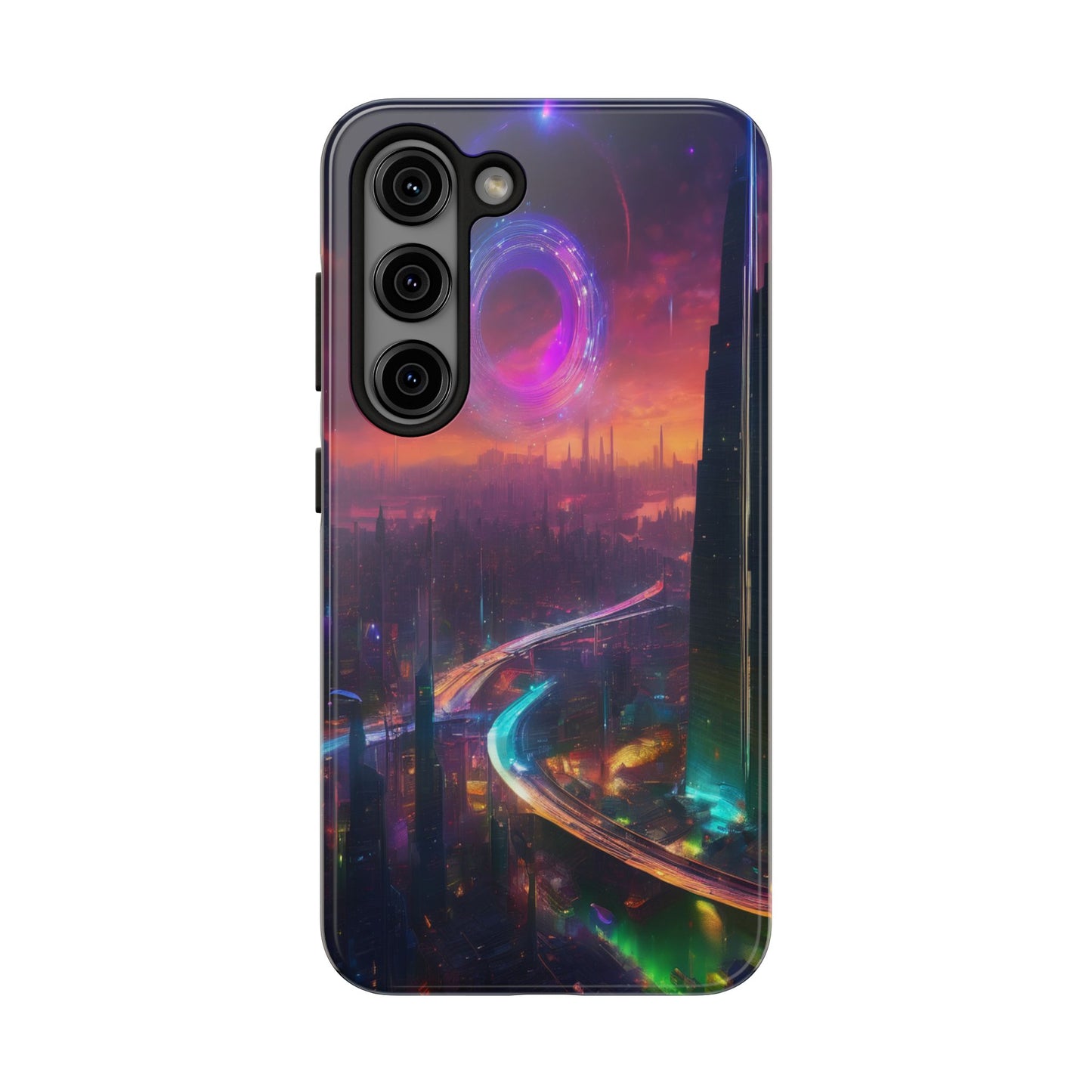 Tough Phone Case – Shockproof TPU/Polycarbonate for iPhone & Samsung