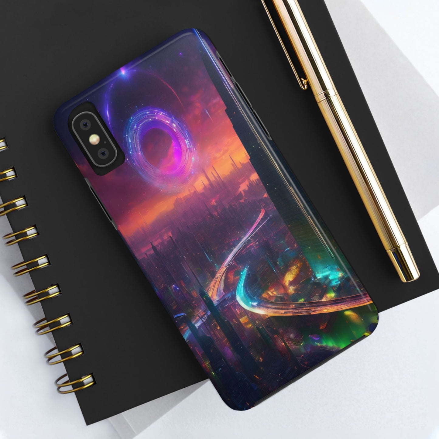 Tough Phone Case – Shockproof TPU/Polycarbonate for iPhone & Samsung
