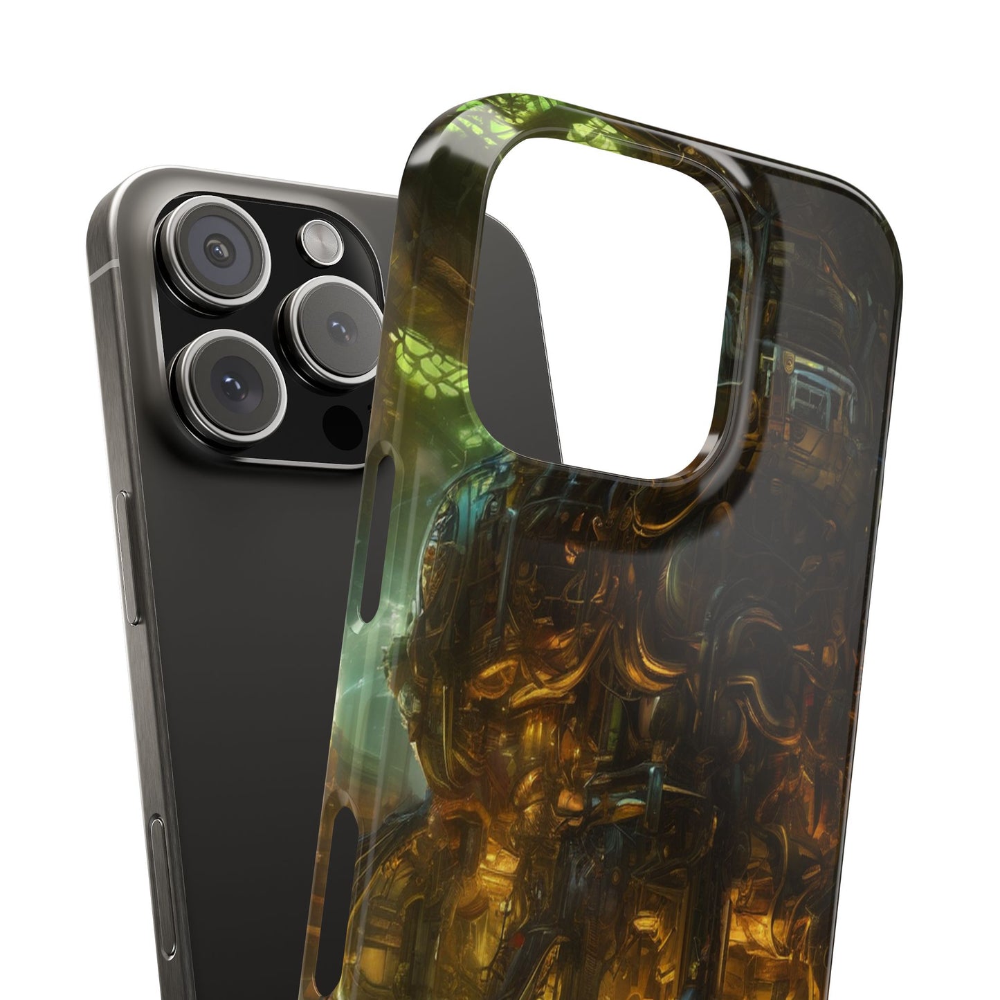 Slim Phone Case for iPhone 16 - Glossy Ultra-Thin Polycarbonate