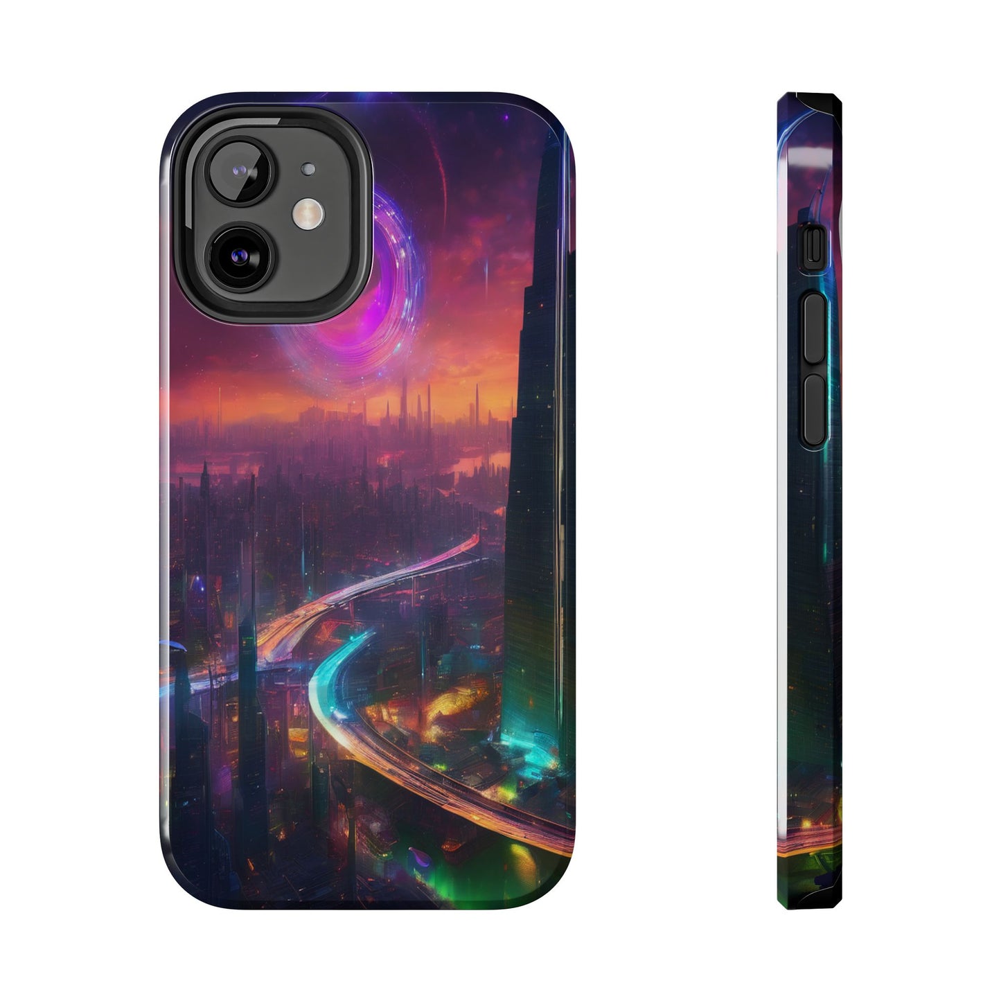 Tough Phone Case – Shockproof TPU/Polycarbonate for iPhone & Samsung