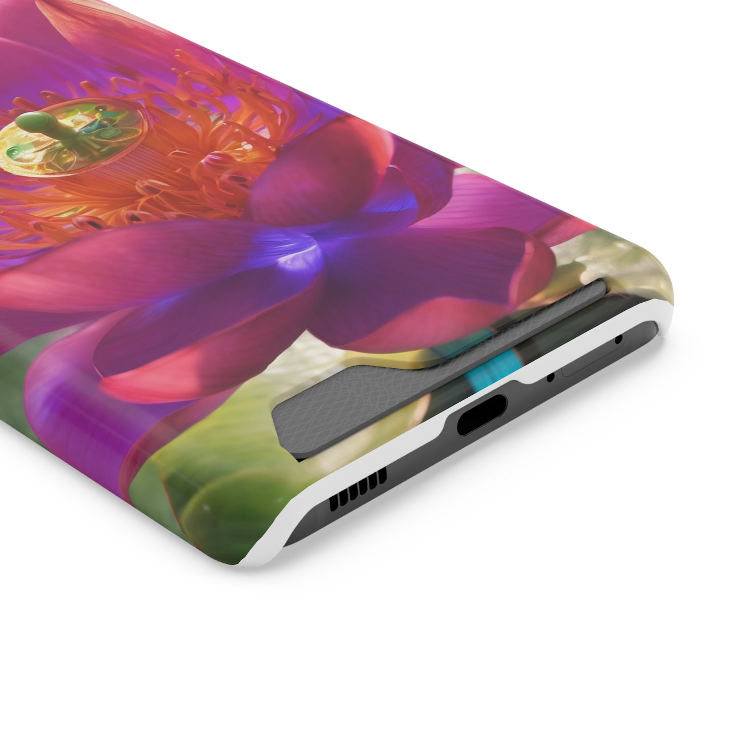 Neon Phone Case with Card Holder - MagSafe Polycarbonate Glossy/Matte