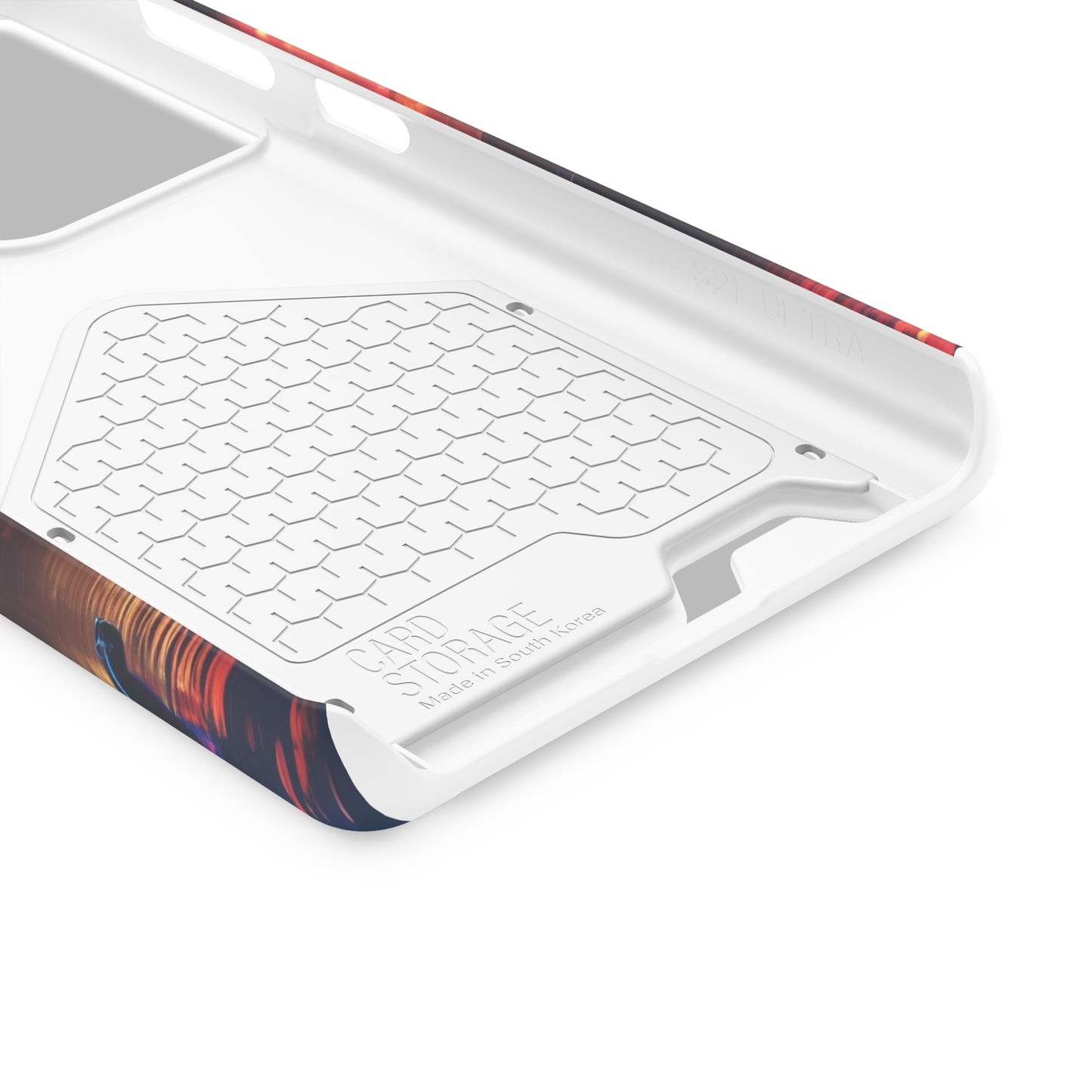 Neon Card Holder Phone Case - MagSafe, 1 Card Slot, Polycarbonate