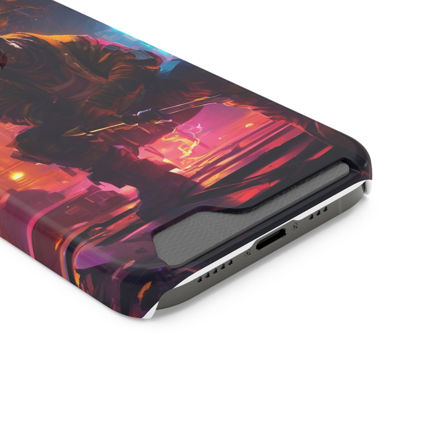 MagSafe Phone Case with Card Holder - Impact-Resistant Polycarbonate