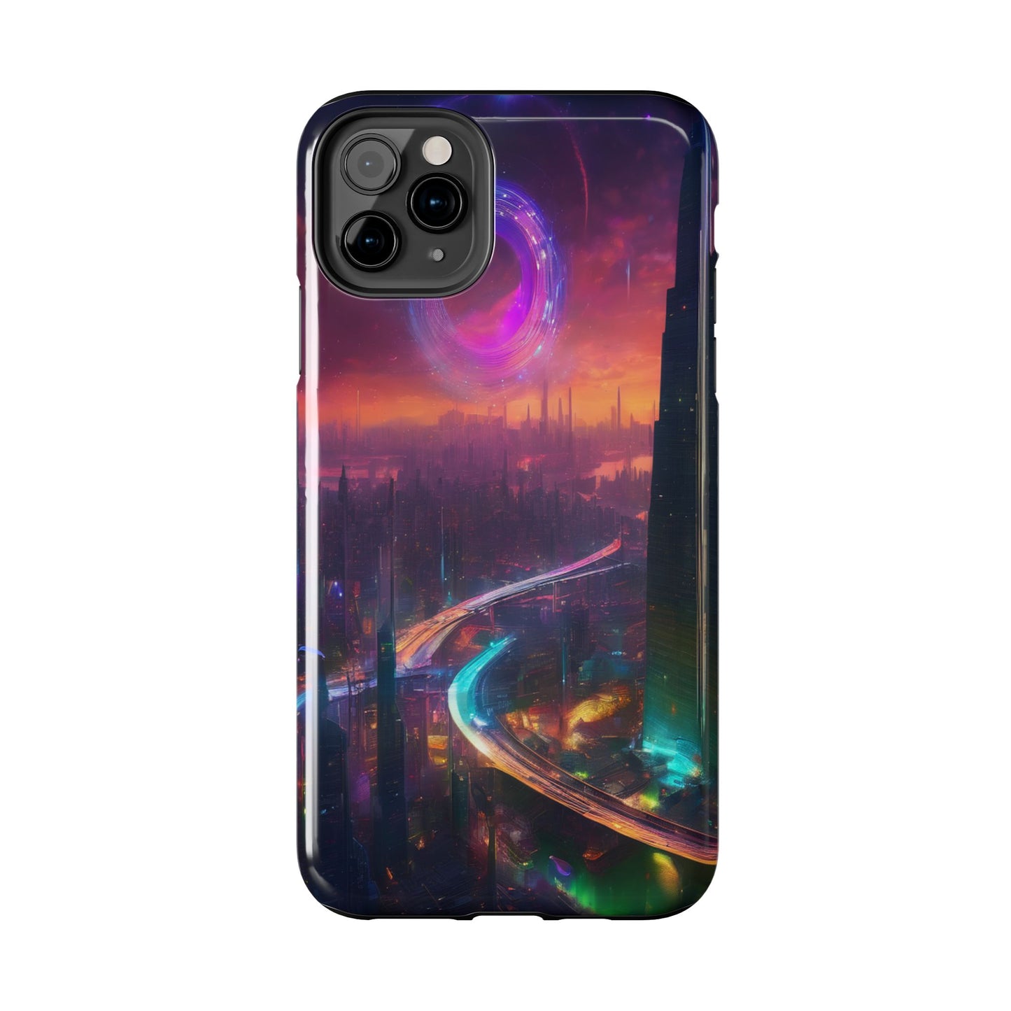 Tough Phone Case – Shockproof TPU/Polycarbonate for iPhone & Samsung