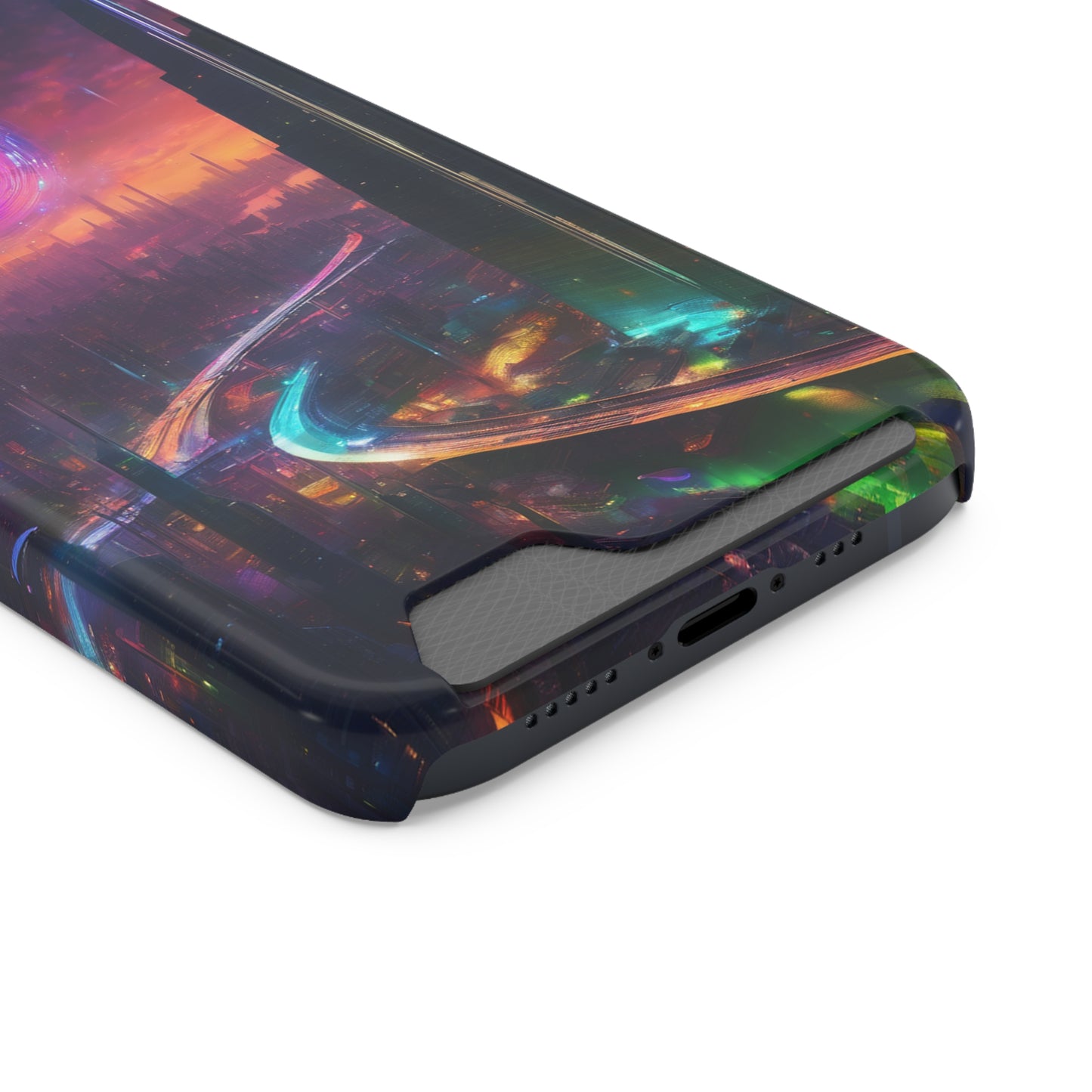 Neon Card Holder Phone Case - MagSafe, iPhone 13 & Galaxy S21/22