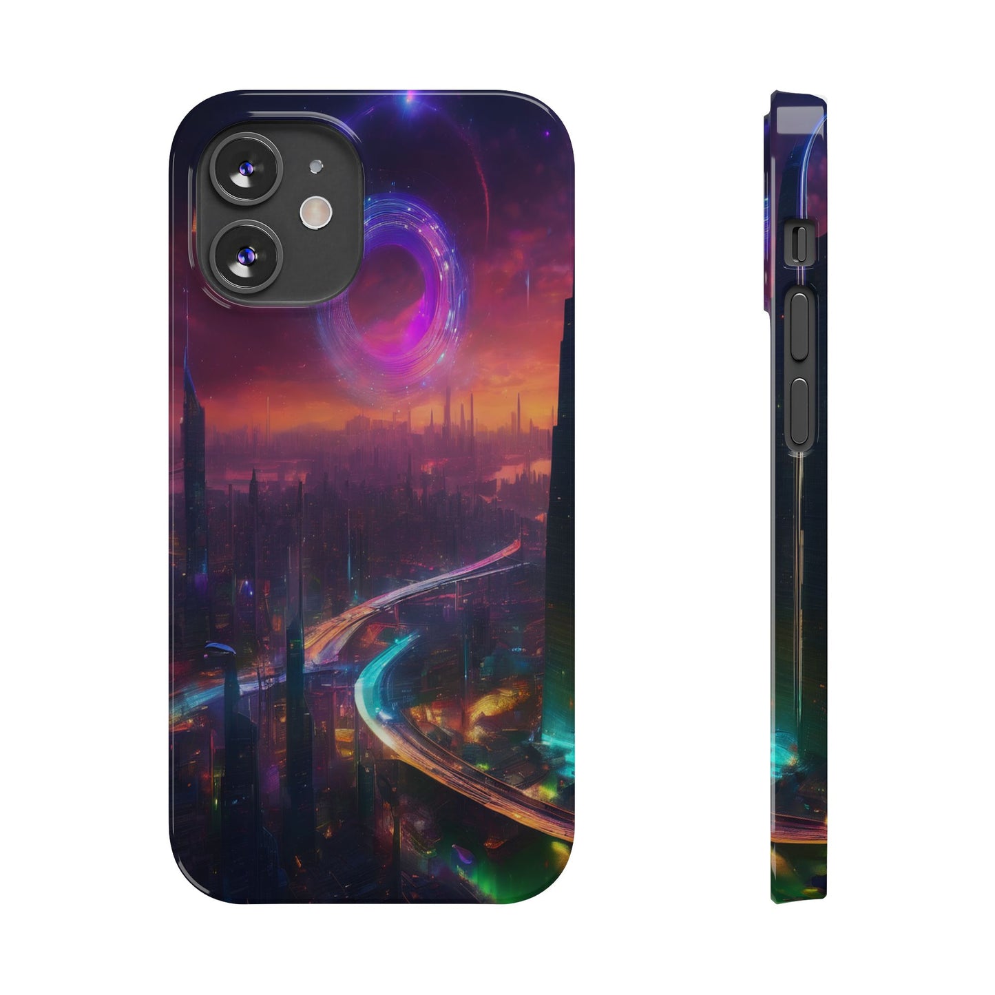 Slim Glossy Phone Case for iPhone 16 – Lexan PC