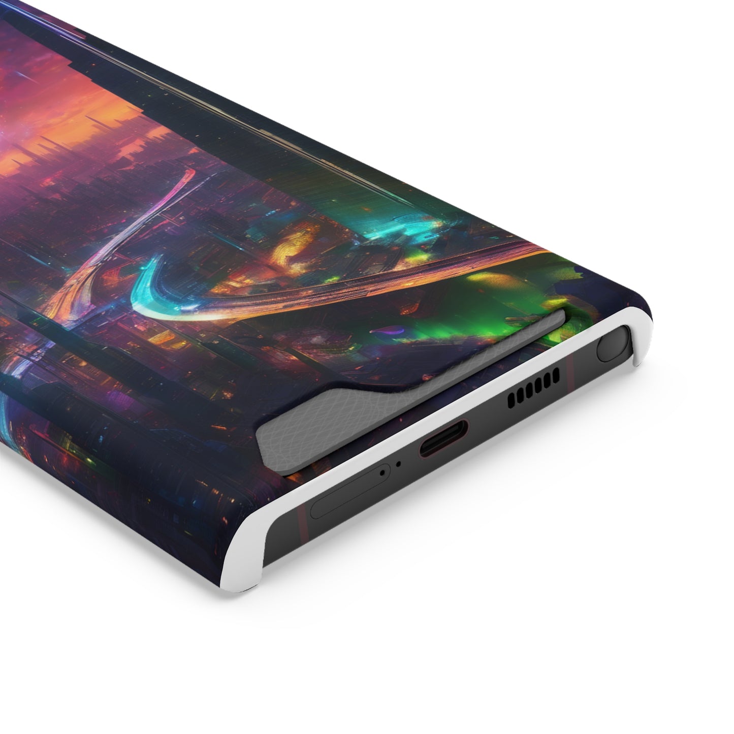 Neon Card Holder Phone Case - MagSafe, iPhone 13 & Galaxy S21/22