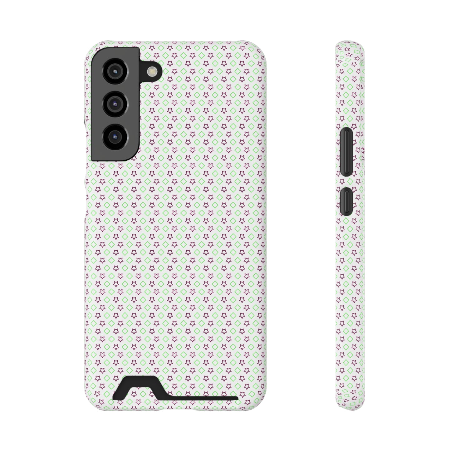 Neon Card Holder Phone Case with MagSafe - Impact-Resistant