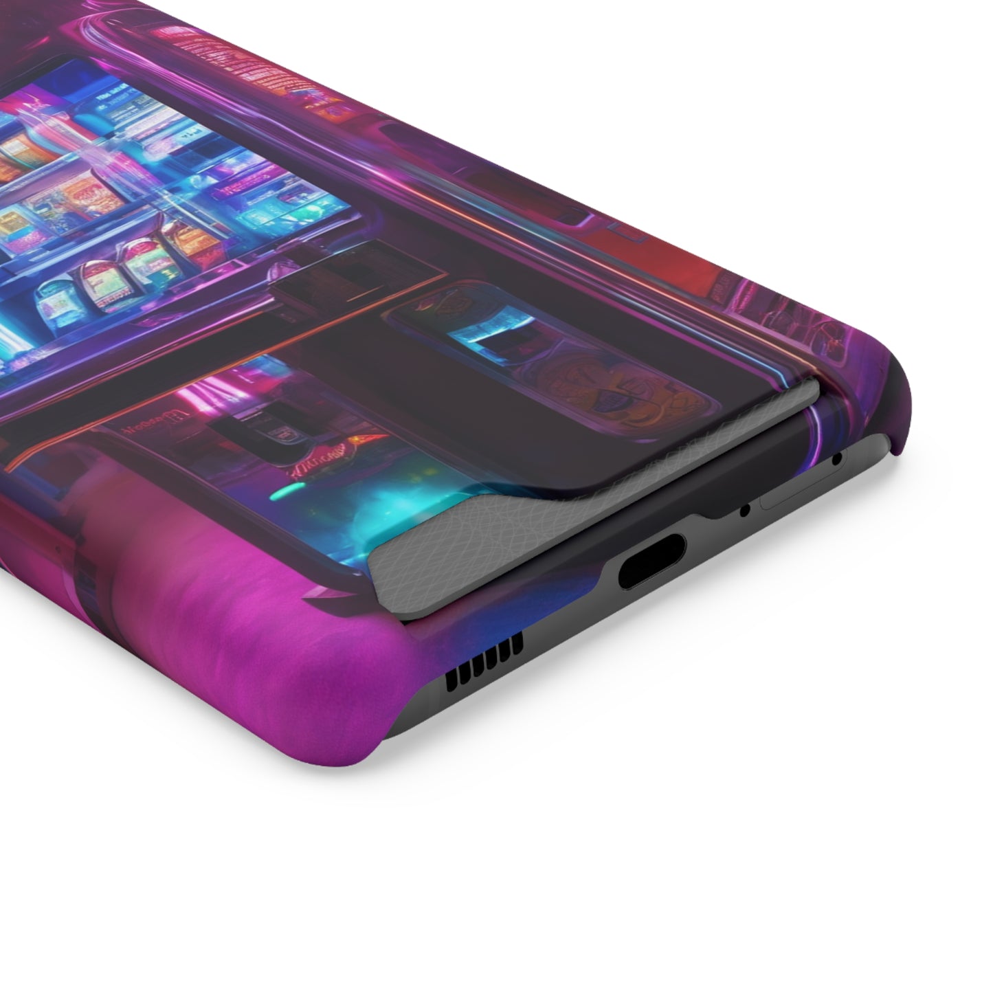 Phone Case with Card Holder – Glossy/Matte Polycarbonate