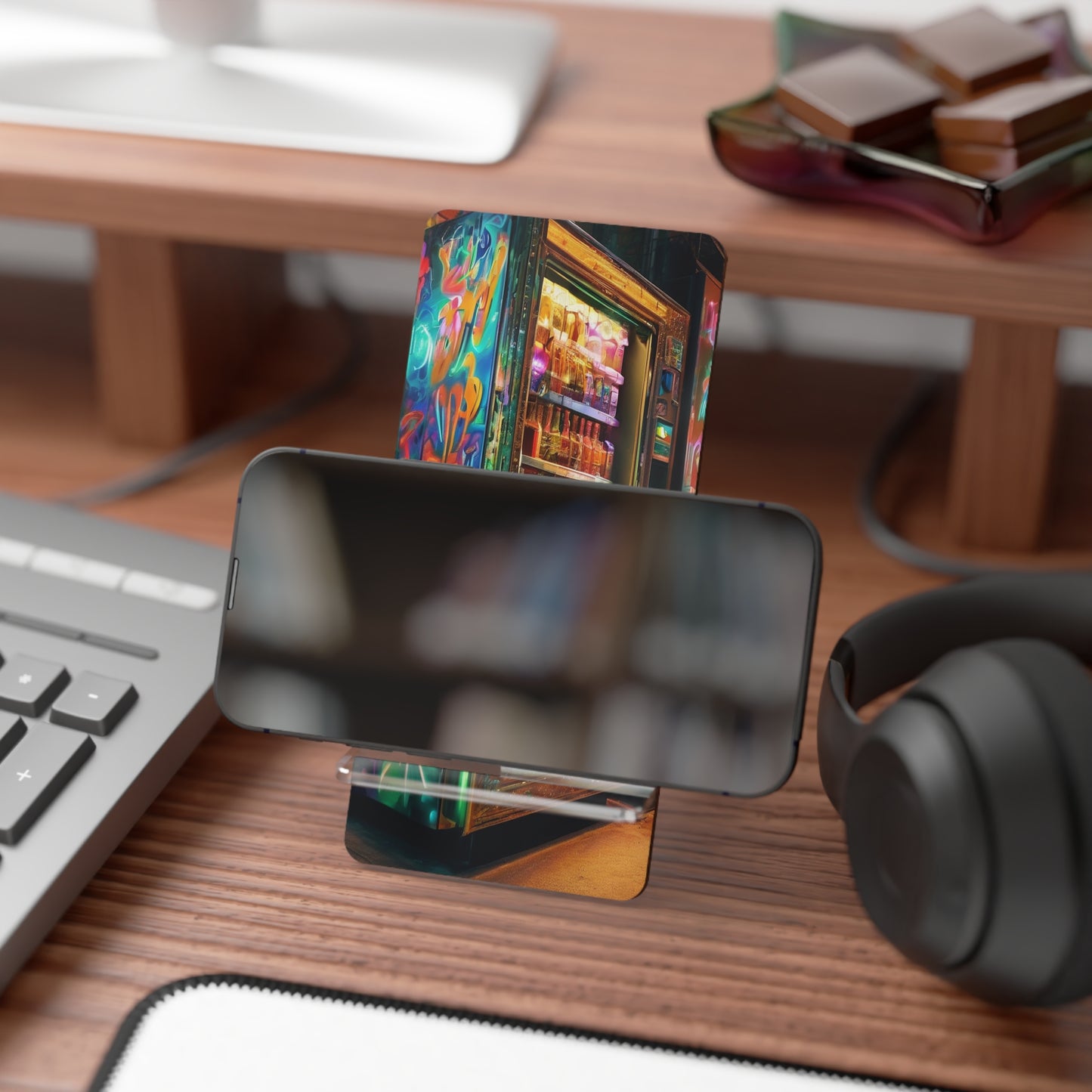 Smartphone Stand - Two-Piece Travel-Ready Desk Decor
