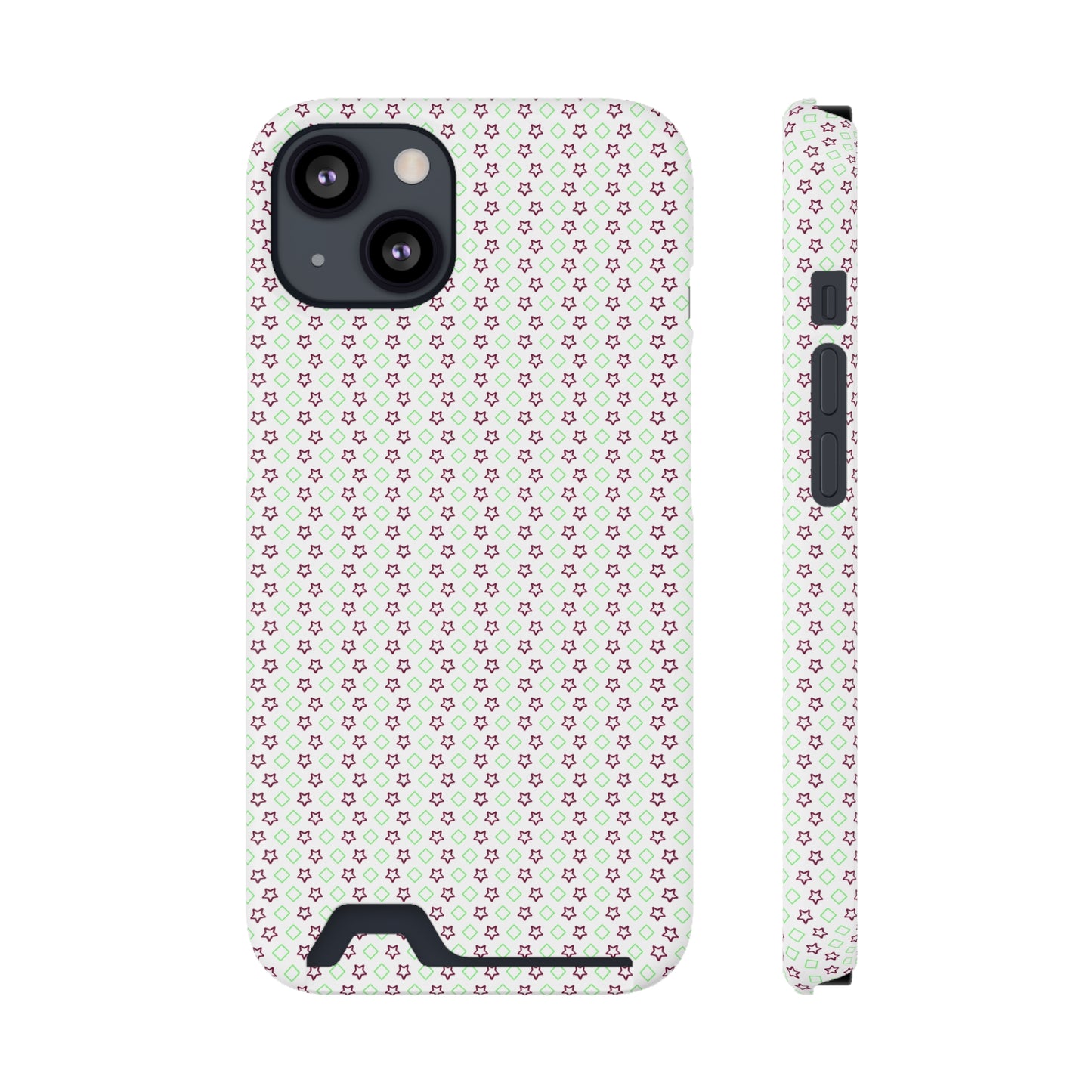 Neon Card-Holder Phone Case - Glossy/Matte Finish