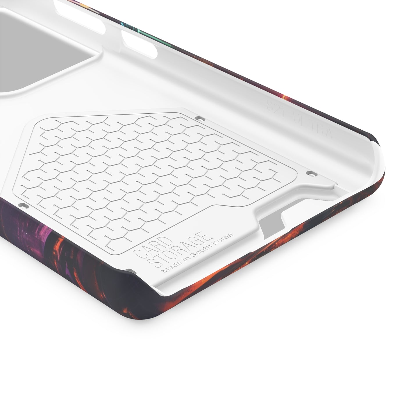 Cyberpunk Neon Card Holder Phone Case MagSafe