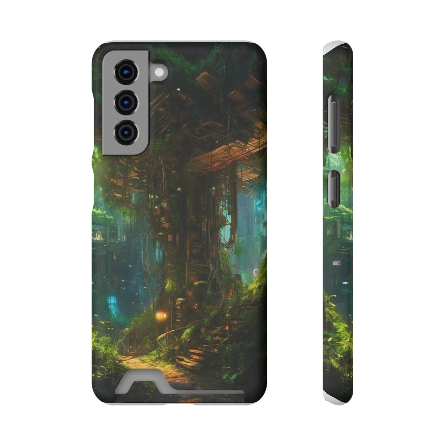 Neon Phone Case with Card Holder Glossy/Matte Polycarbonate, MagSafe