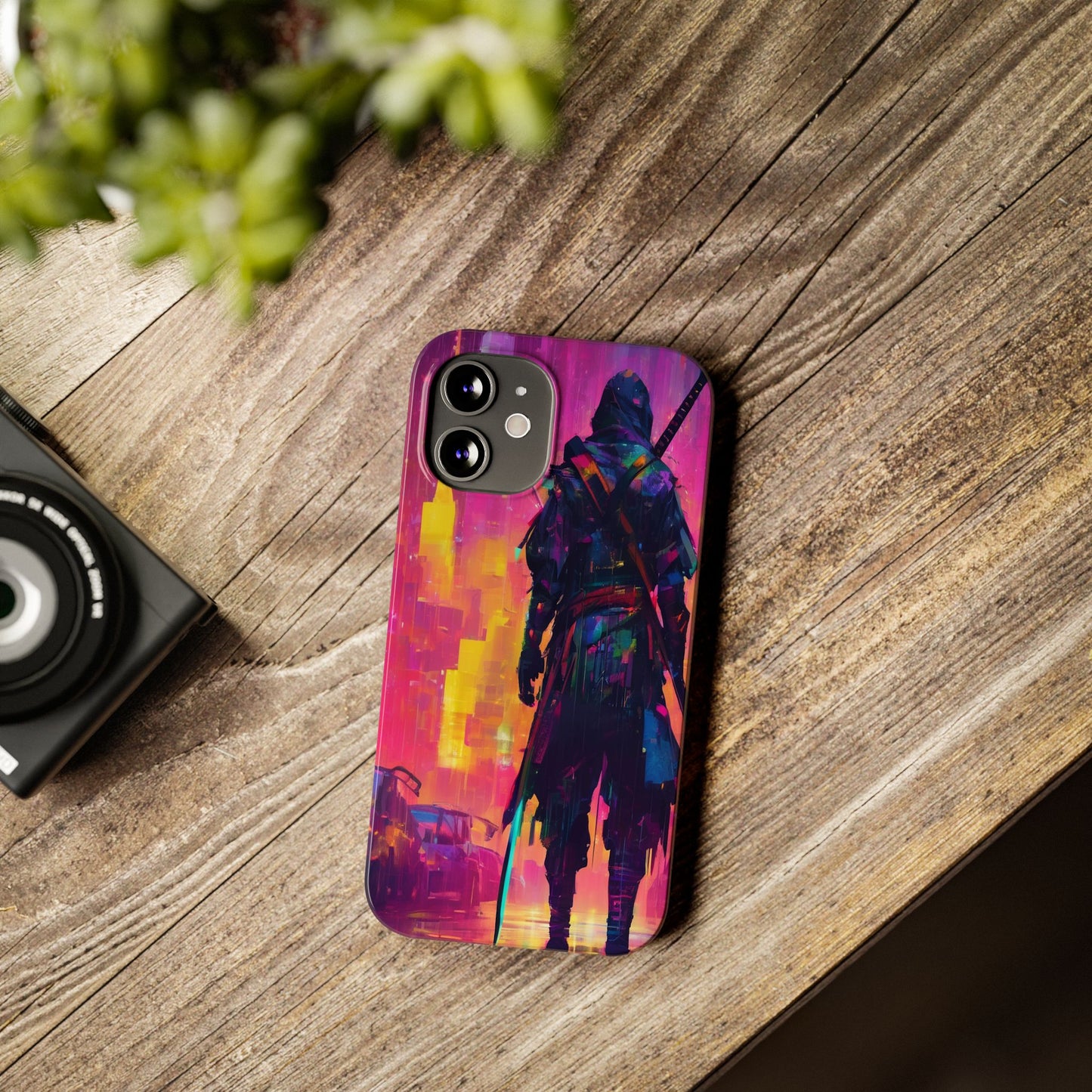 Neon Slim Phone Case for iPhone 16 - Glossy Lexan Finish