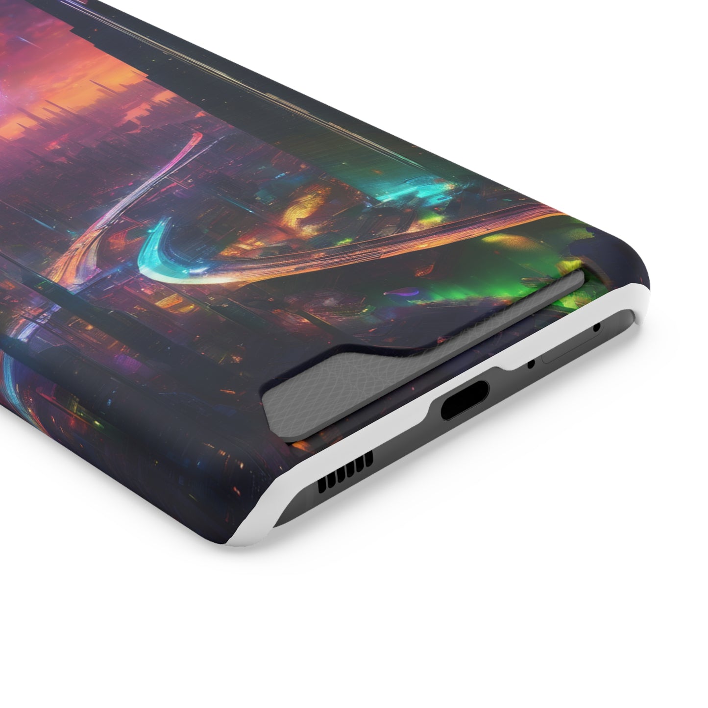 Neon Card Holder Phone Case - MagSafe, iPhone 13 & Galaxy S21/22