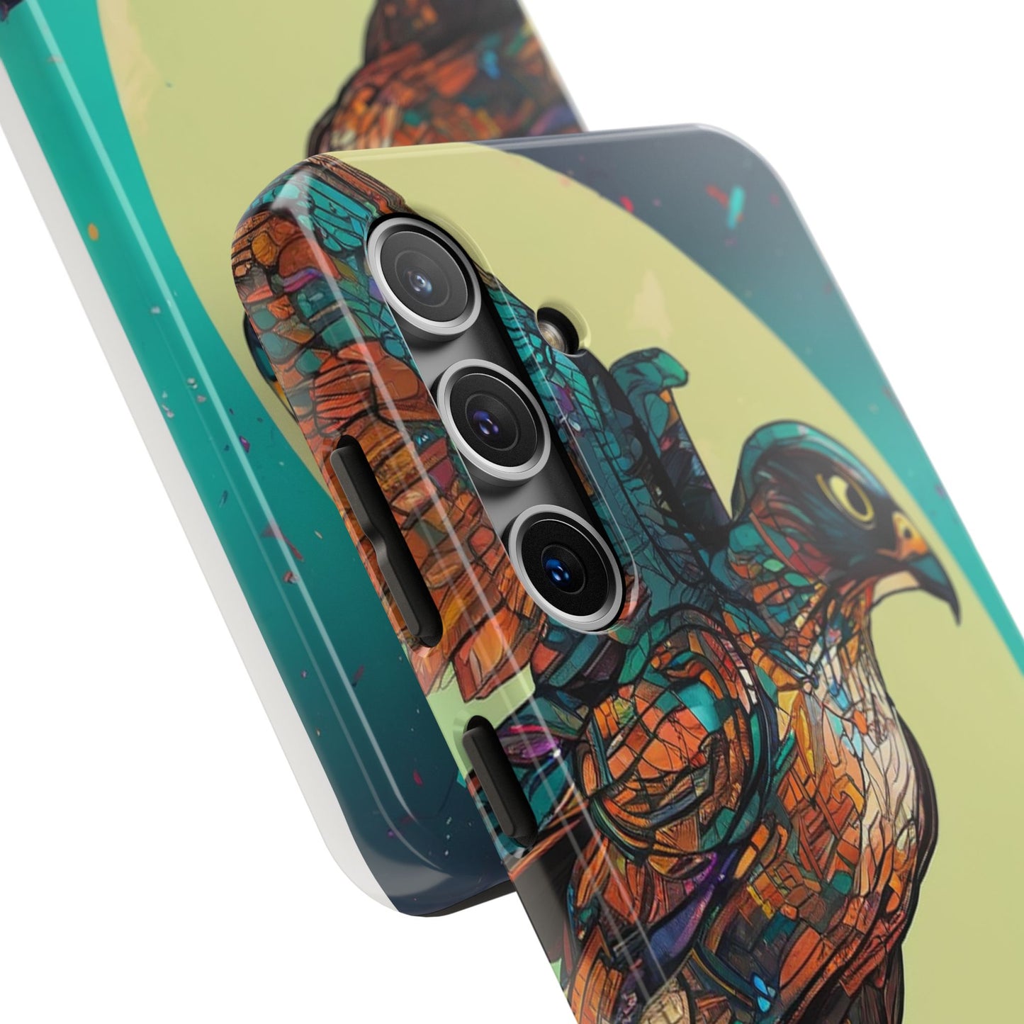 Neon Tough Phone Case - Impact-Resistant, Glossy Finish