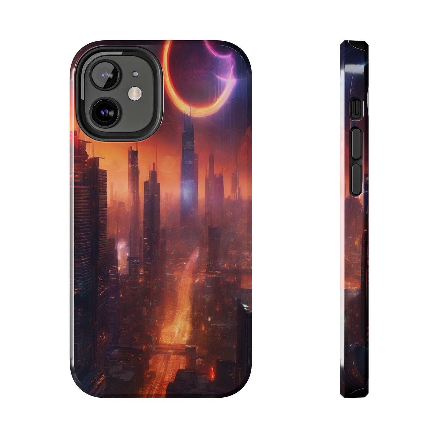 Rugged Phone Case - Impact-Resistant Dual-Layer TPU/PC, Glossy