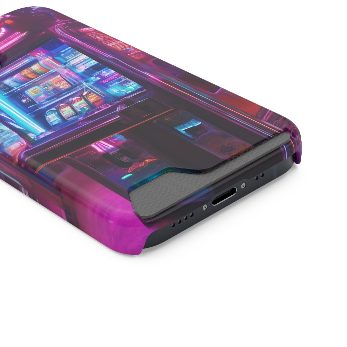 Phone Case with Card Holder – Glossy/Matte Polycarbonate